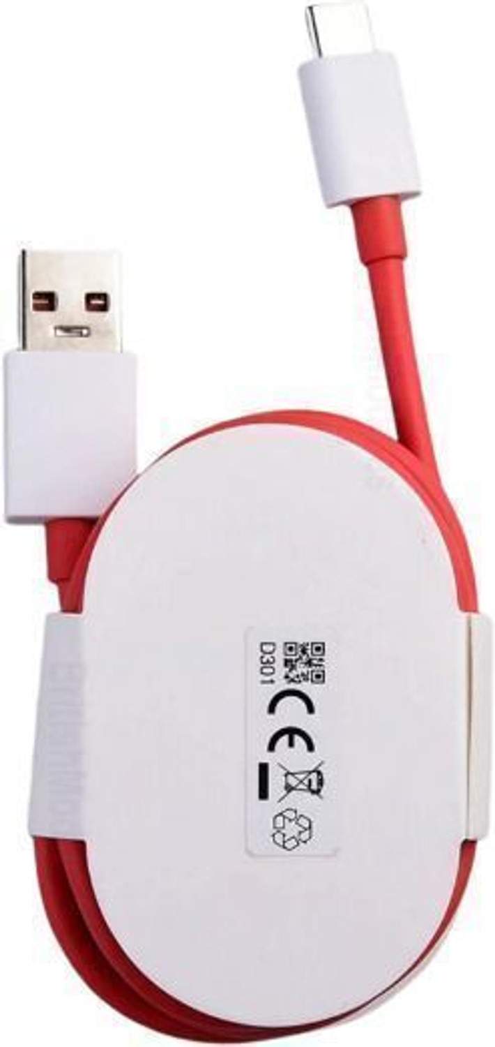 Image of OnePlus 80 W SuperVOOC 7.3 A Wall Charger for Mobile with Detachable Cable
