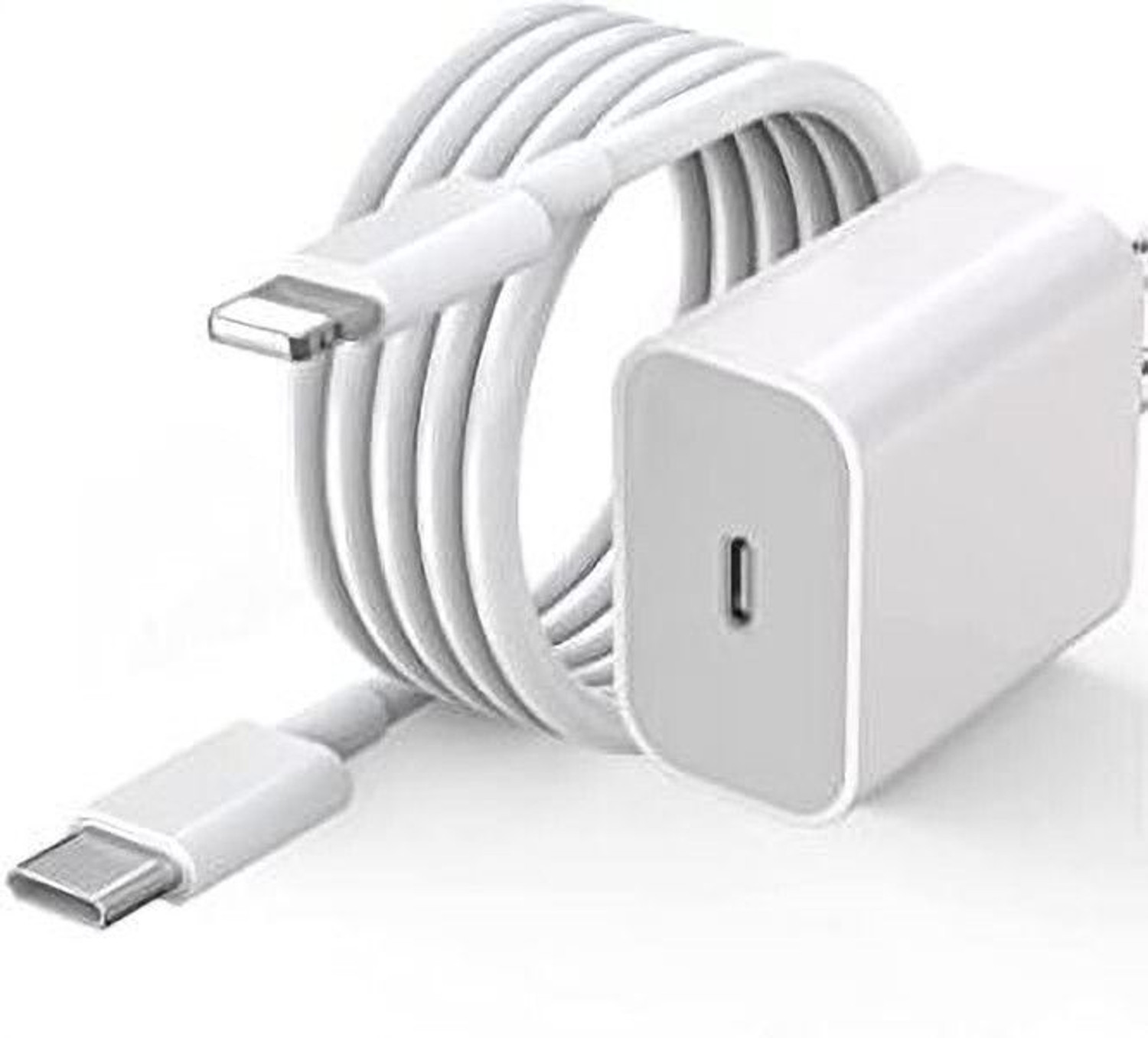 Image of Amozkart 20 W PD 3 A Wall Charger for Mobile with Detachable Cable