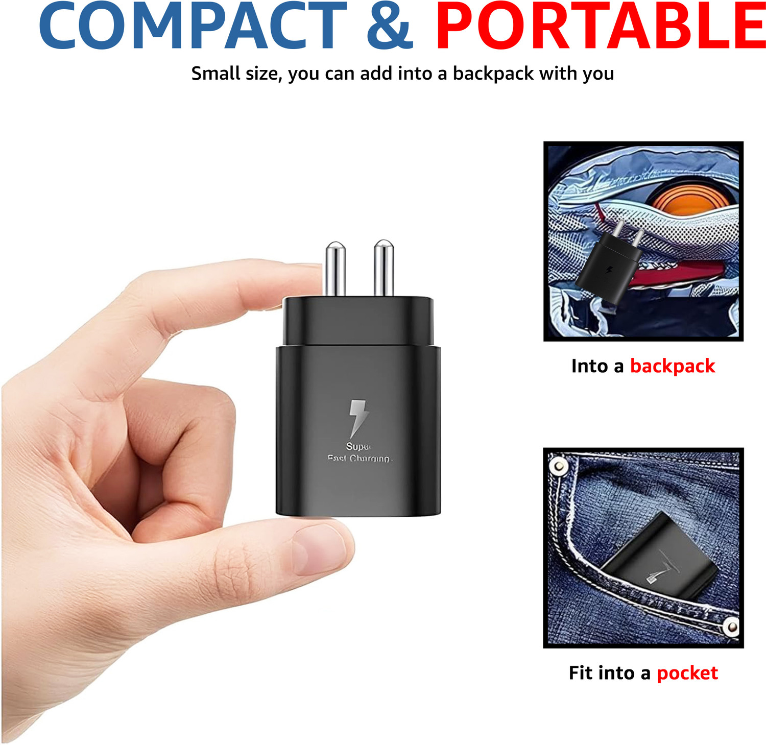 Image of CEDO 25 W Quick Charge 3 A Wall Charger for Mobile