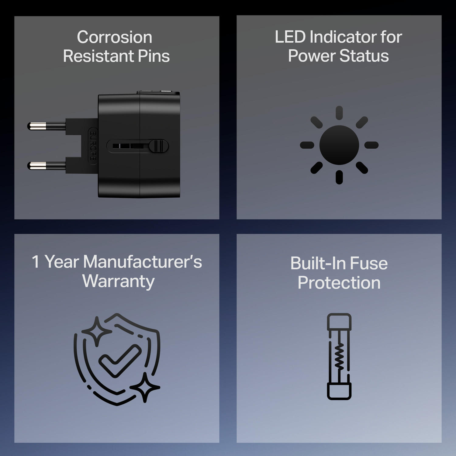 Image of boAt 10 W Quick Charge 3 A Multi-pin Wall Charger for Mobile