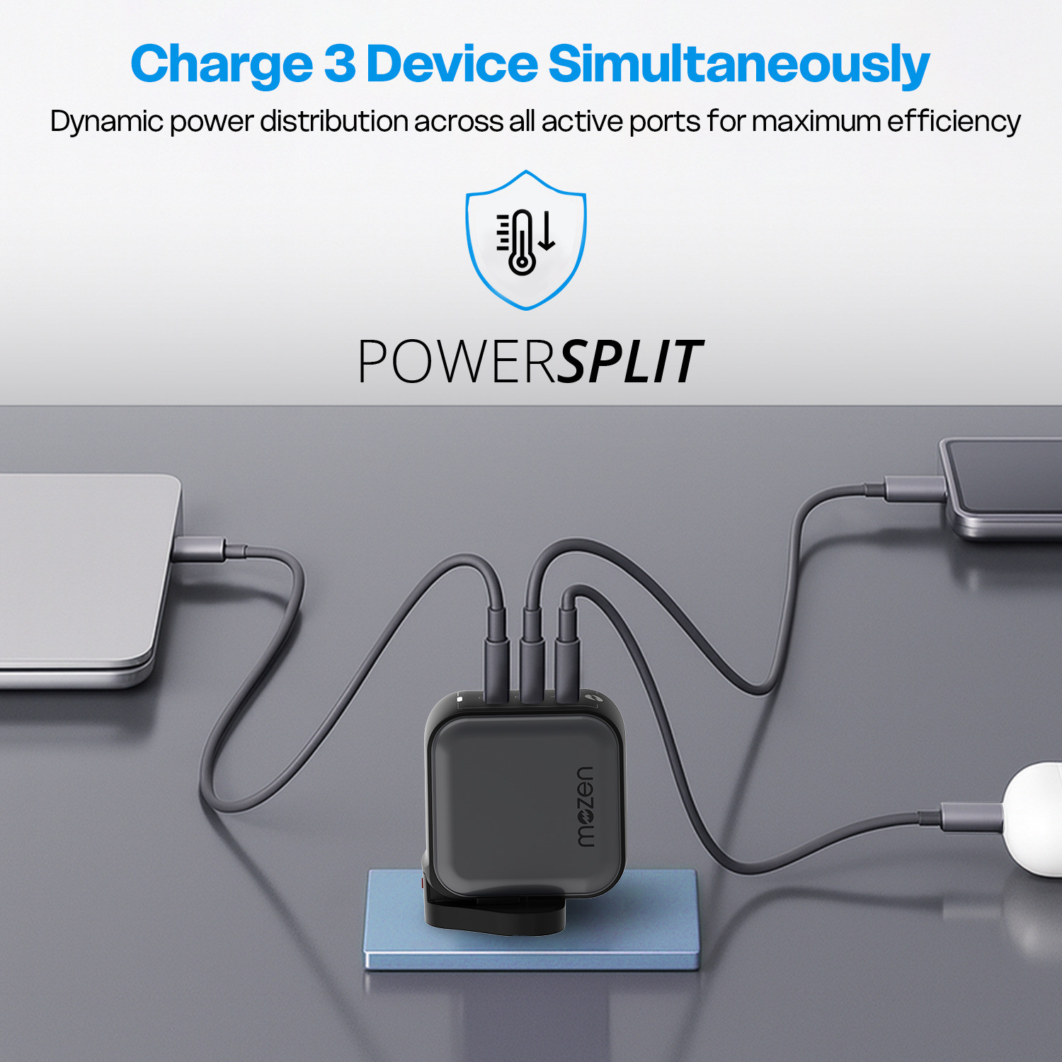 Image of AMKETTE 67 W GaN 3.25 A Wall Charger for Mobile
