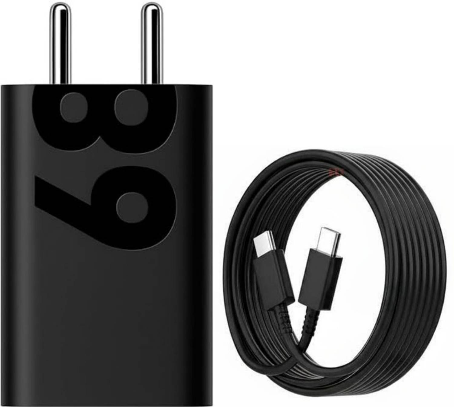 RYIK 68 W TurboPower 3.0 6.5 A Wall Charger for Mobile with Detachable Cable