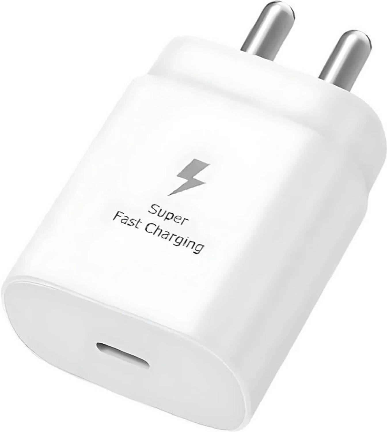 MAK 25 W Adaptive Charging 3.1 A Wall Charger for Mobile (White)