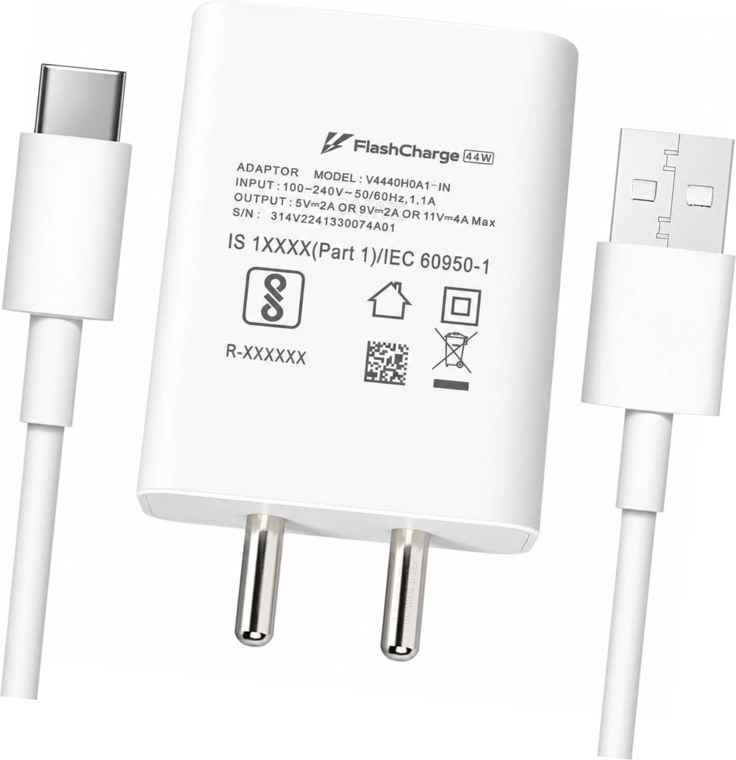 RETHGIF ORIGINAL 44 W Quick Charge 4.4 A Wall Charger for Mobile with Detachable Cable - RETHGIF ORIGINAL : Flipkart.com