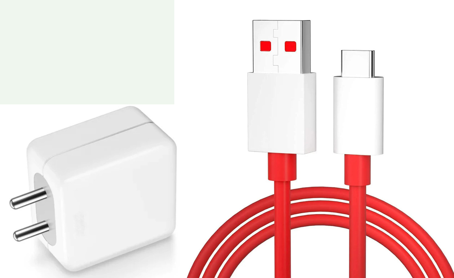 Image of Aarzoric 80 W Adaptive Fast Charging 0.6 A Wall Charger for Mobile with Detachable Cable