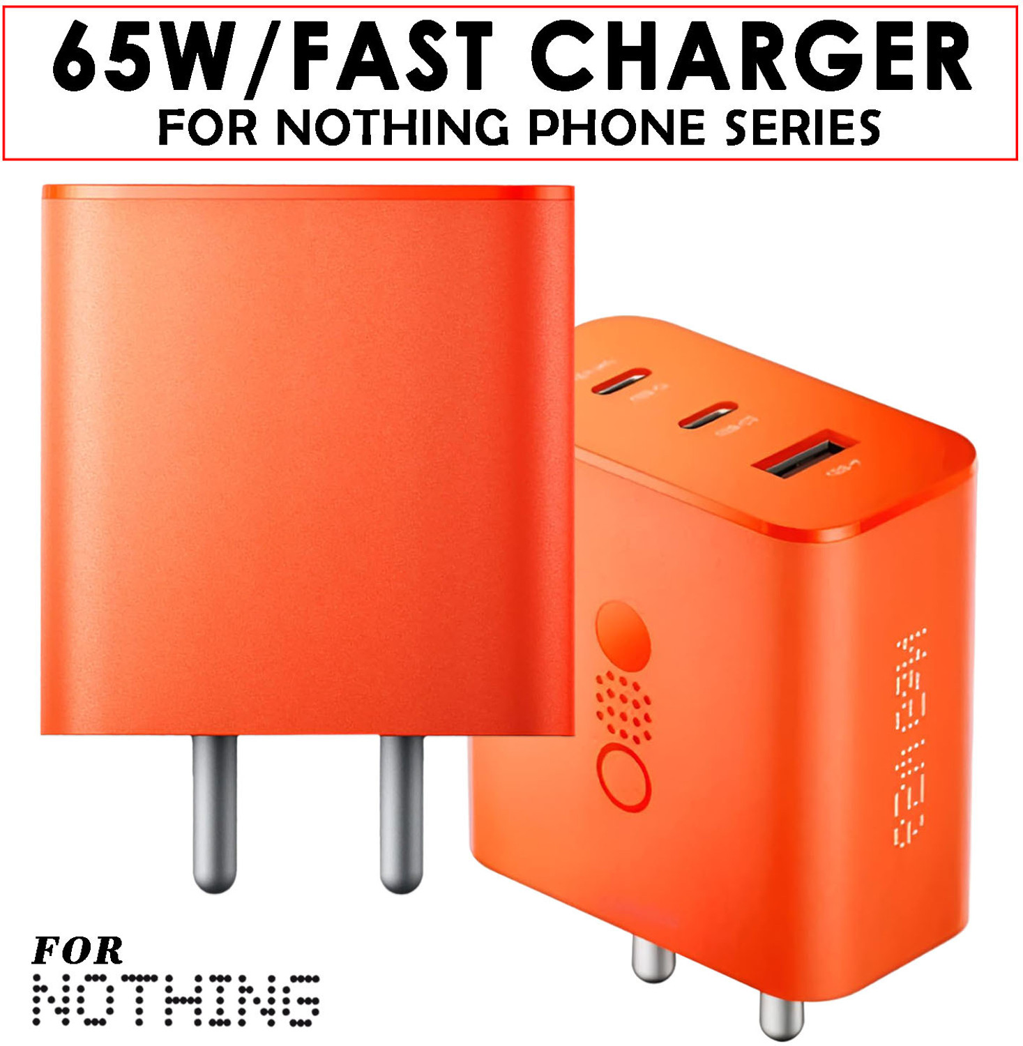 Image of Safa 65 W Power GaN 3 A 3 Port Mobile Charger