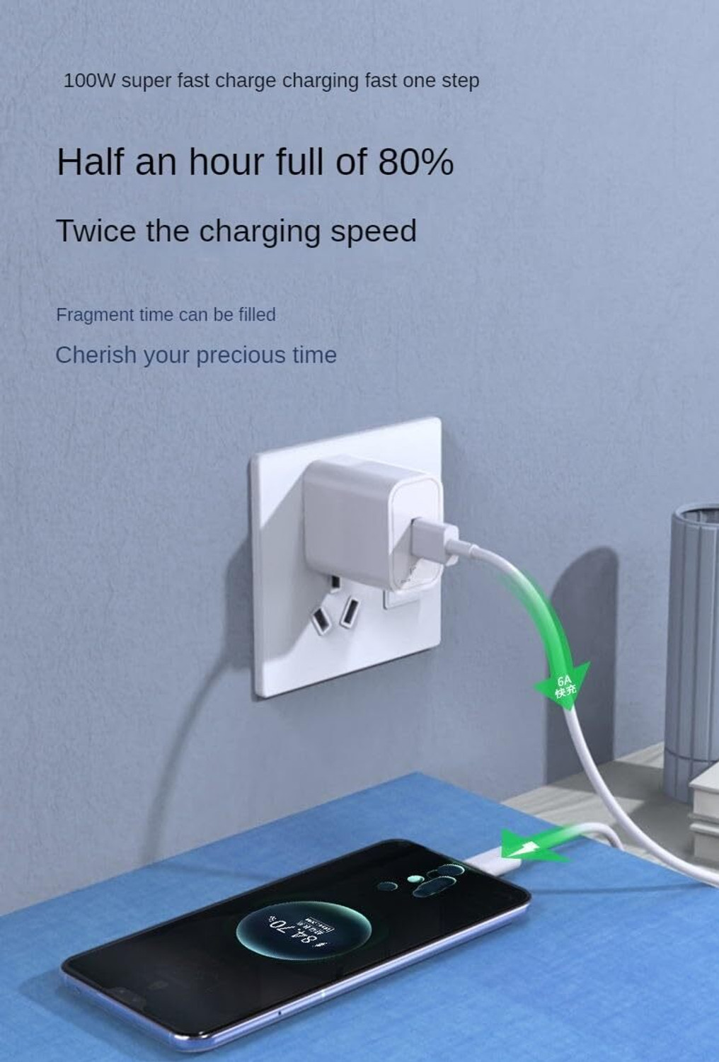 Image of digie 100 W SuperVOOC Wall Charger for Mobile