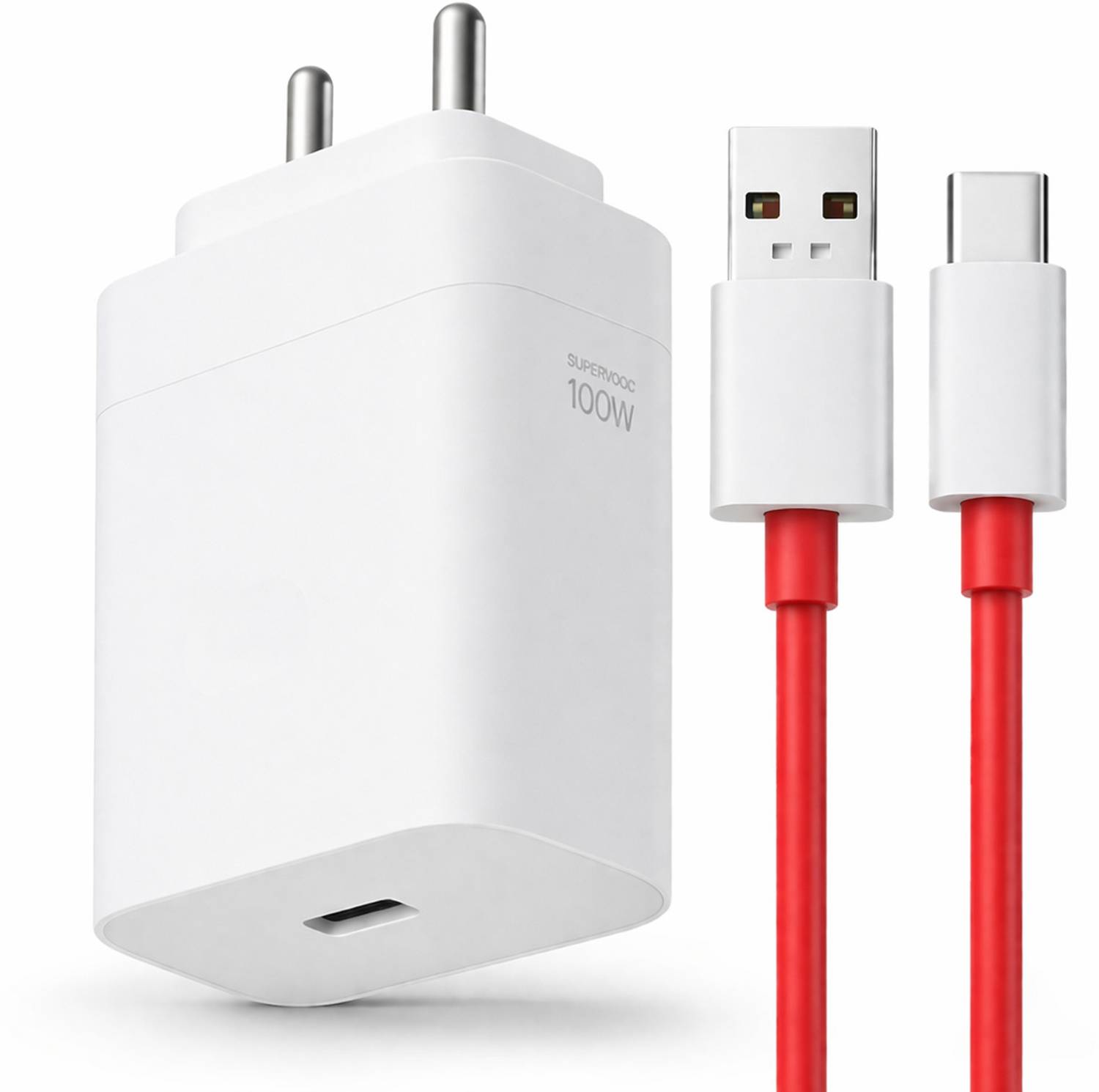 Sulania 100 W SuperVOOC 9 A Wall Charger for Mobile with Detachable Cable
