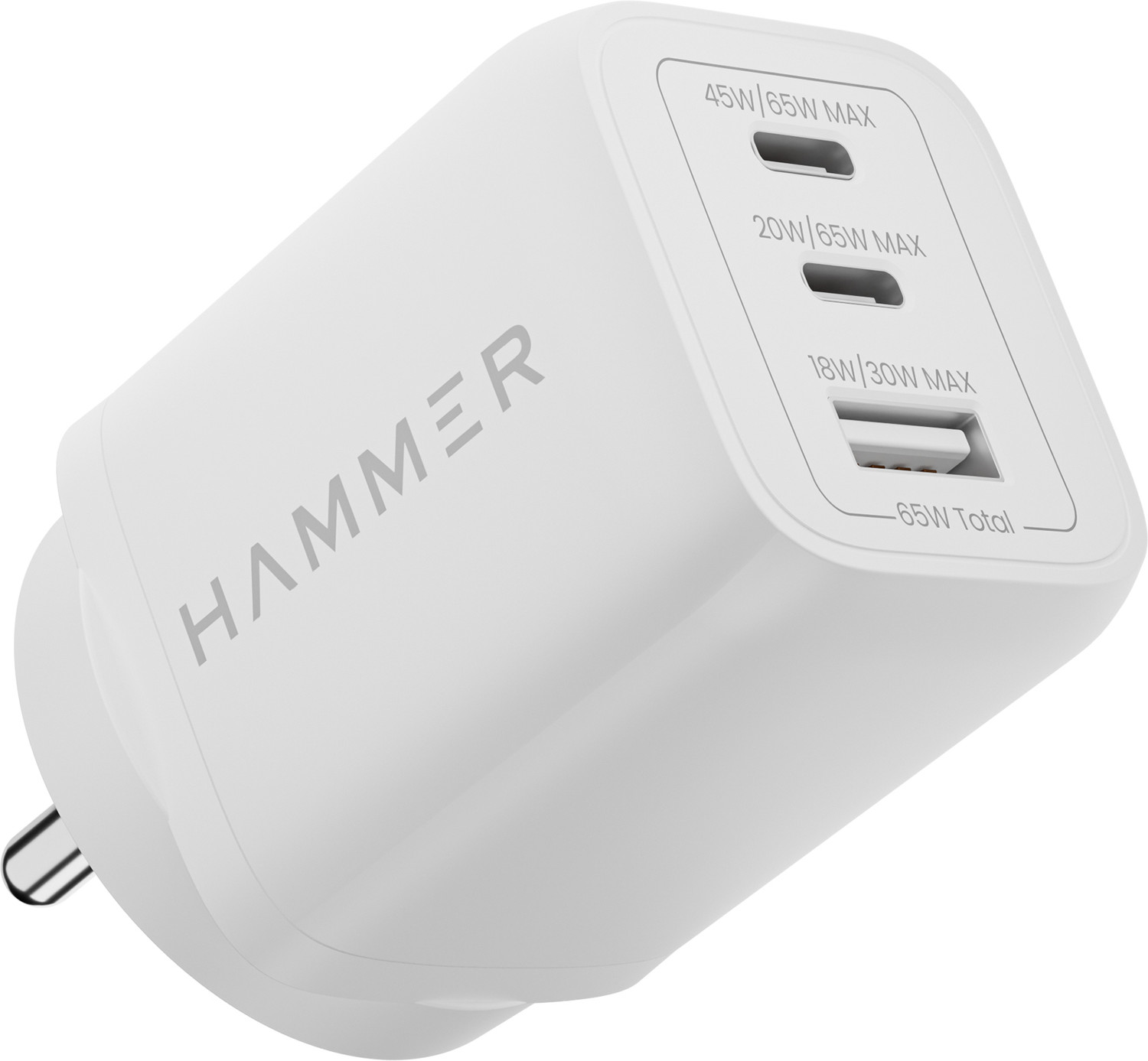 Image of Hammer 65 W GaN 3.25 A Multi-pin Wall Charger for Mobile