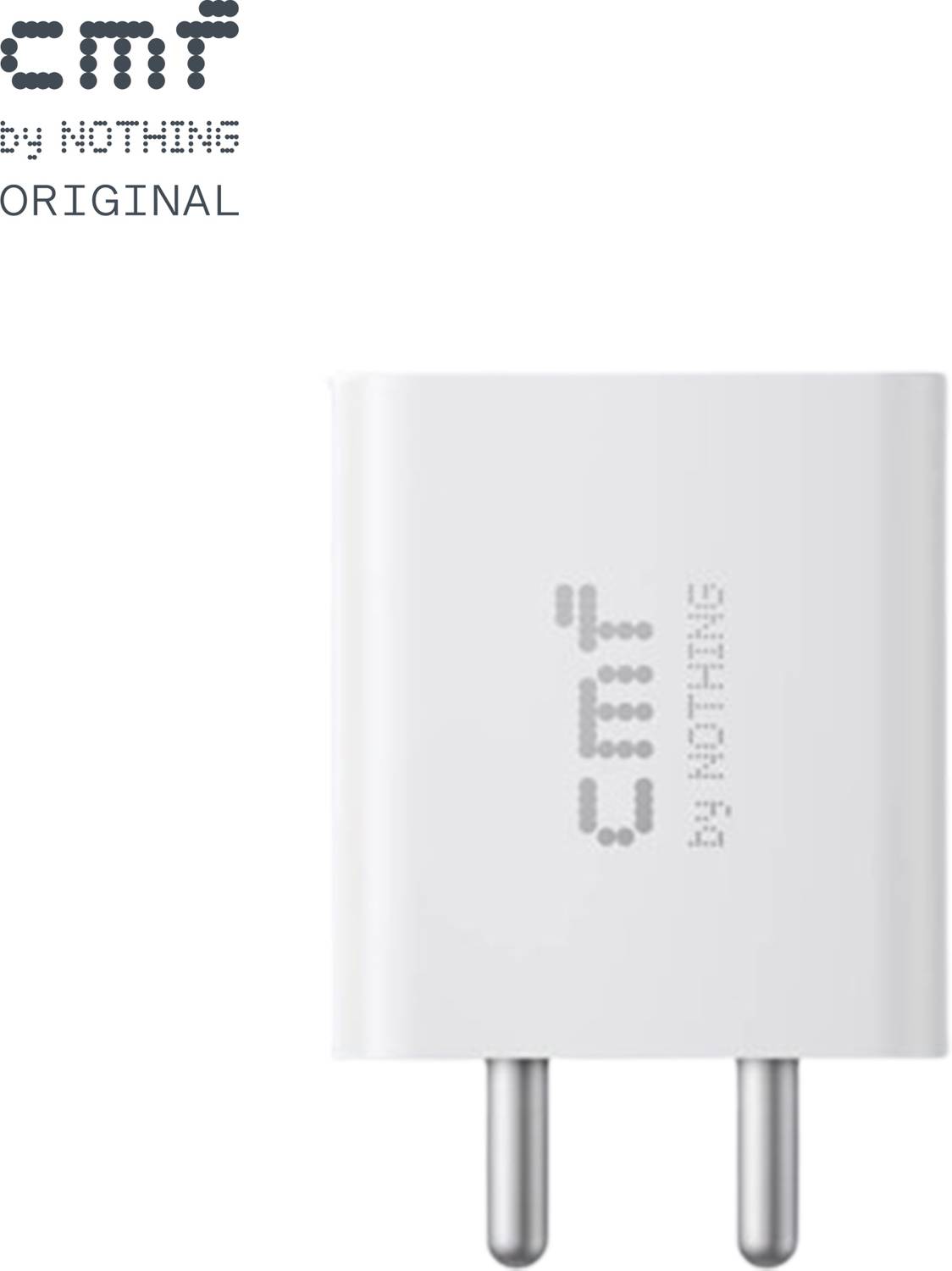 CMF by Nothing 33W Quick Charge 2A Wall Charger with Detachable Cable