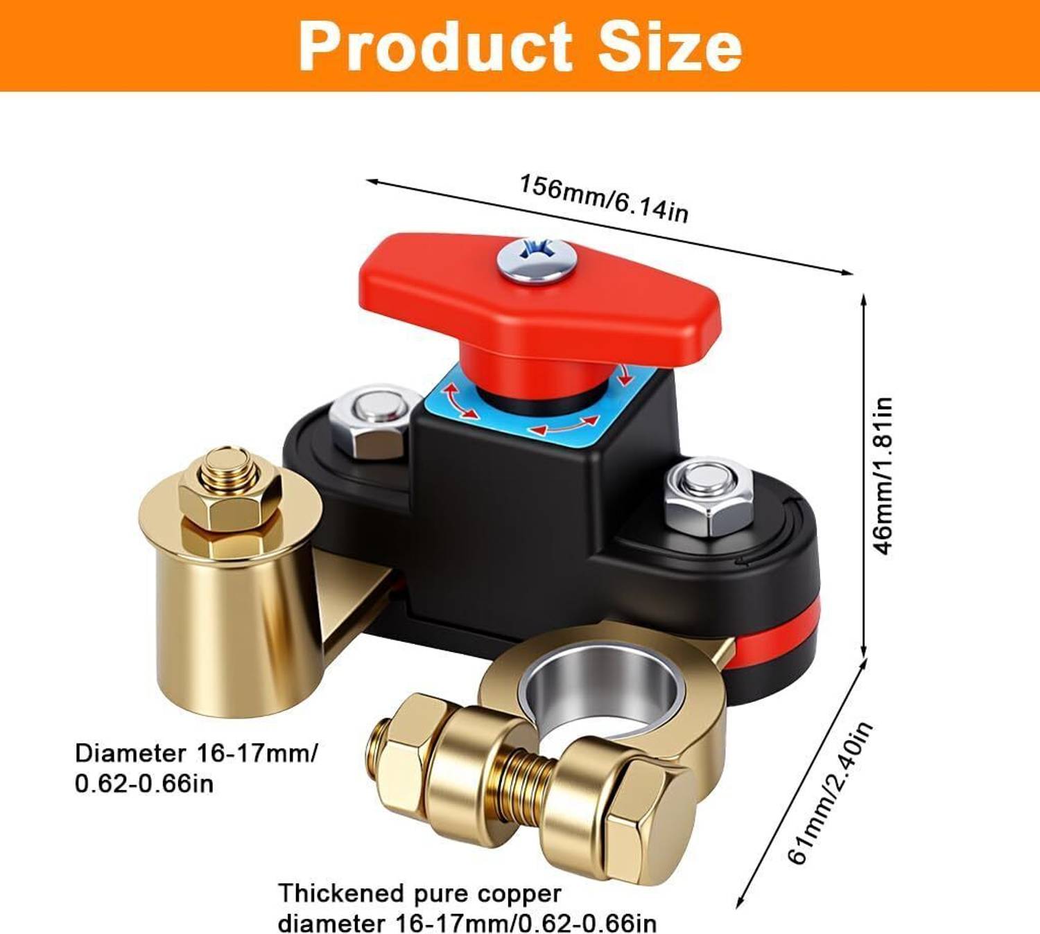 Crewbolt Battery Terminal Clamp thumbnail 2