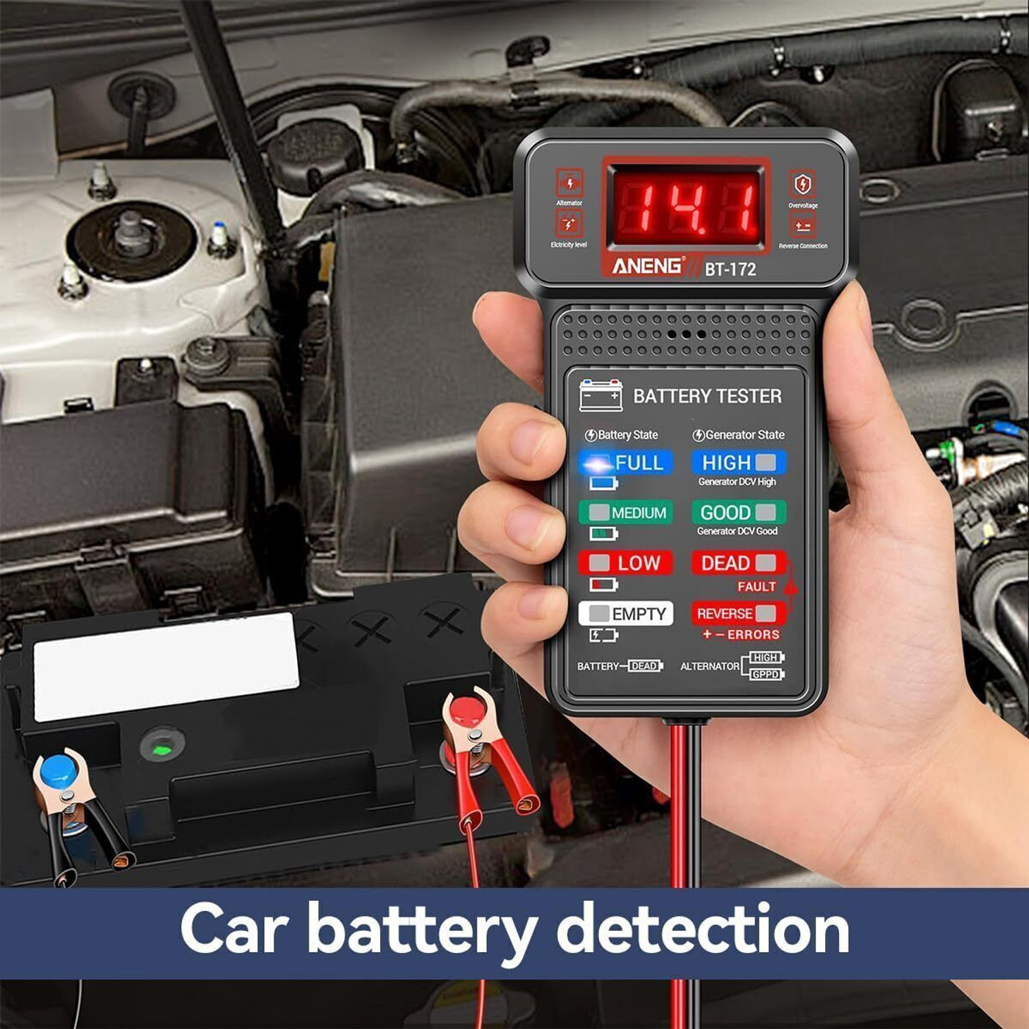 Image of ZITRONIX Digital Automotive Batteries Tester High Utility Digital Battery Tester