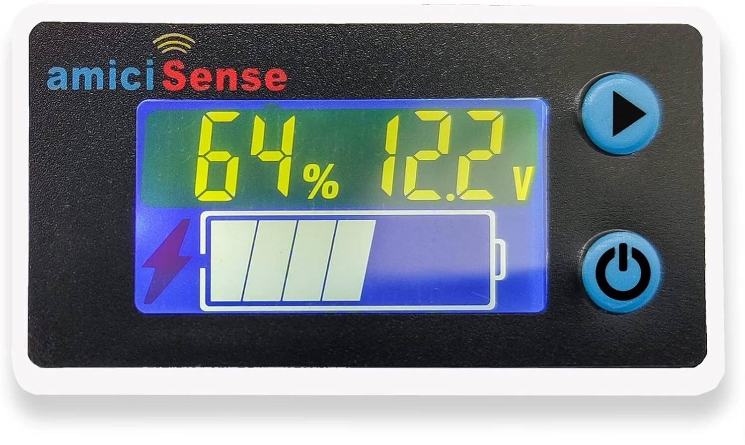 amiciSense 10-100V LCD Battery Capacity Indicator - Image 1