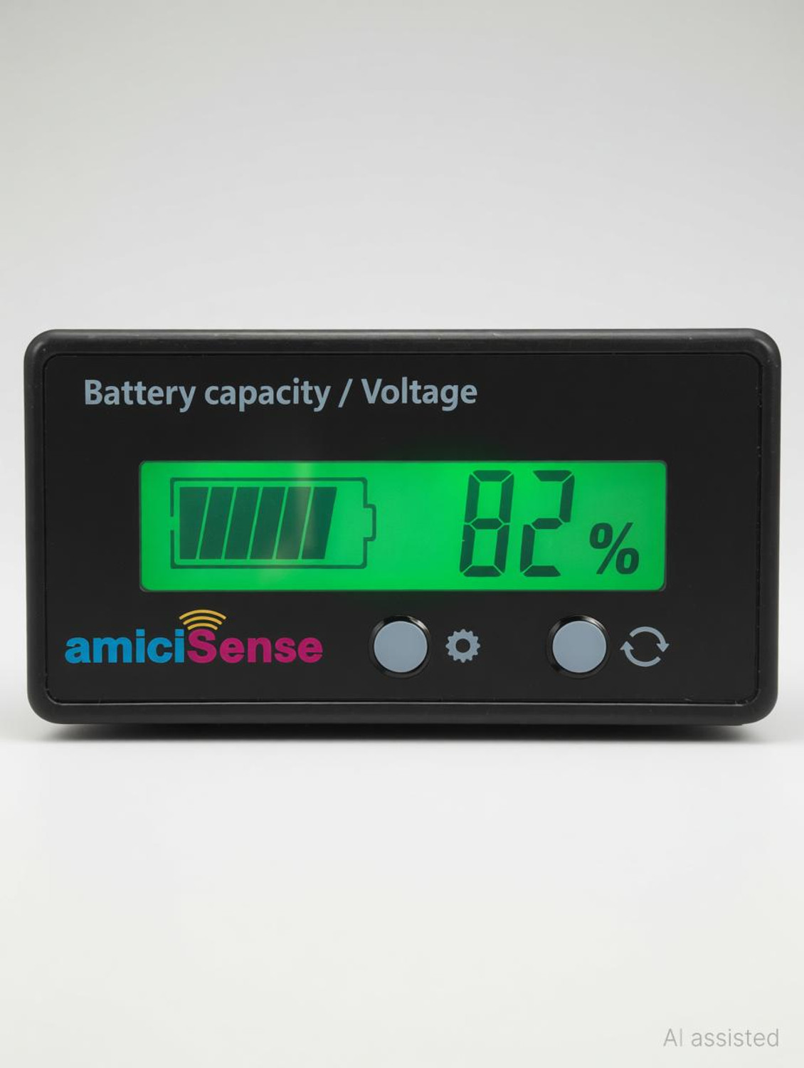 Image of amiciSense 8~70V Lead Acid Capacity Indicator Voltmeter Monitor Display Digital Battery Tester