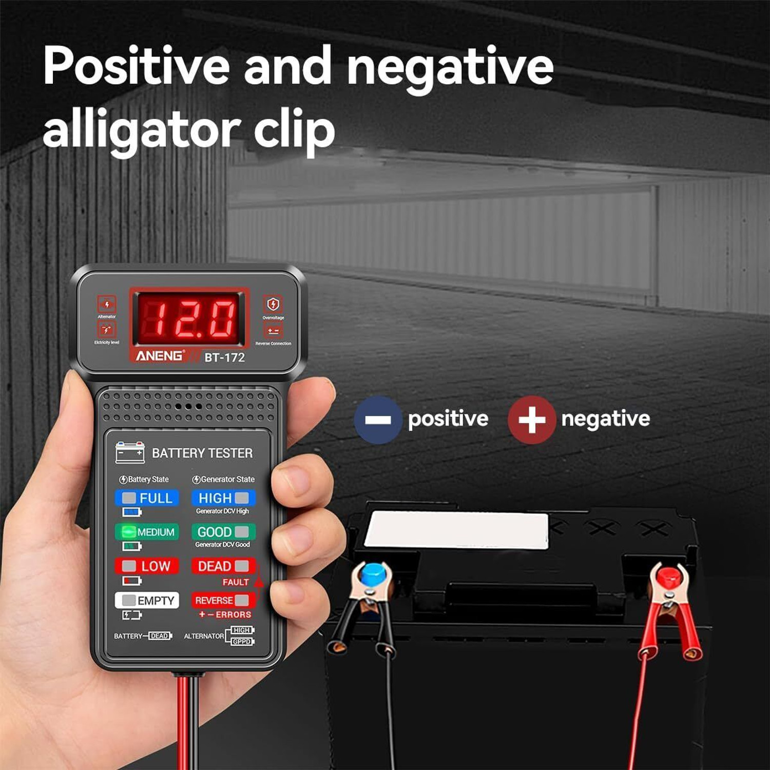 Image of ZITRONIX Digital Automotive Batteries Tester High Utility Digital Battery Tester