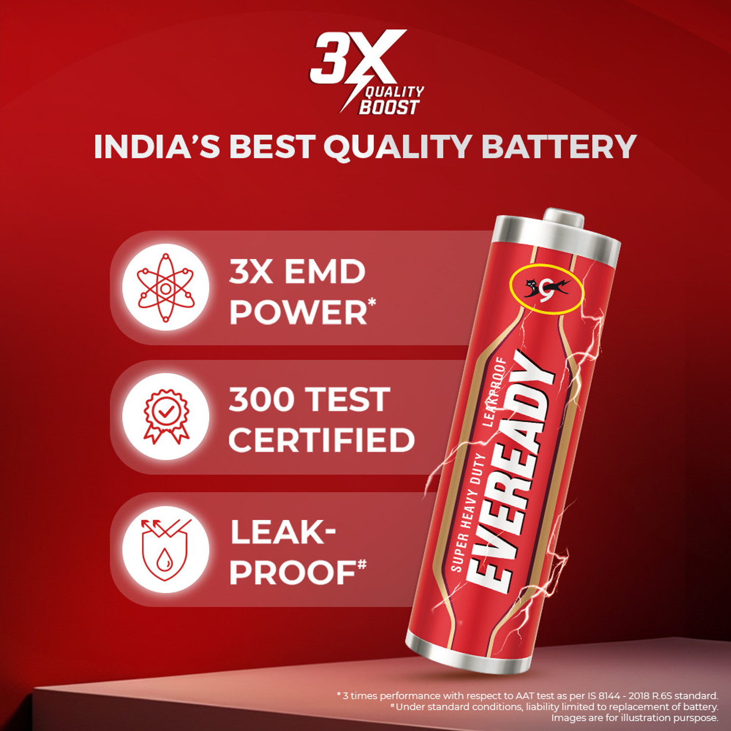 Image of EVEREADY Carbon Zinc AA Battery