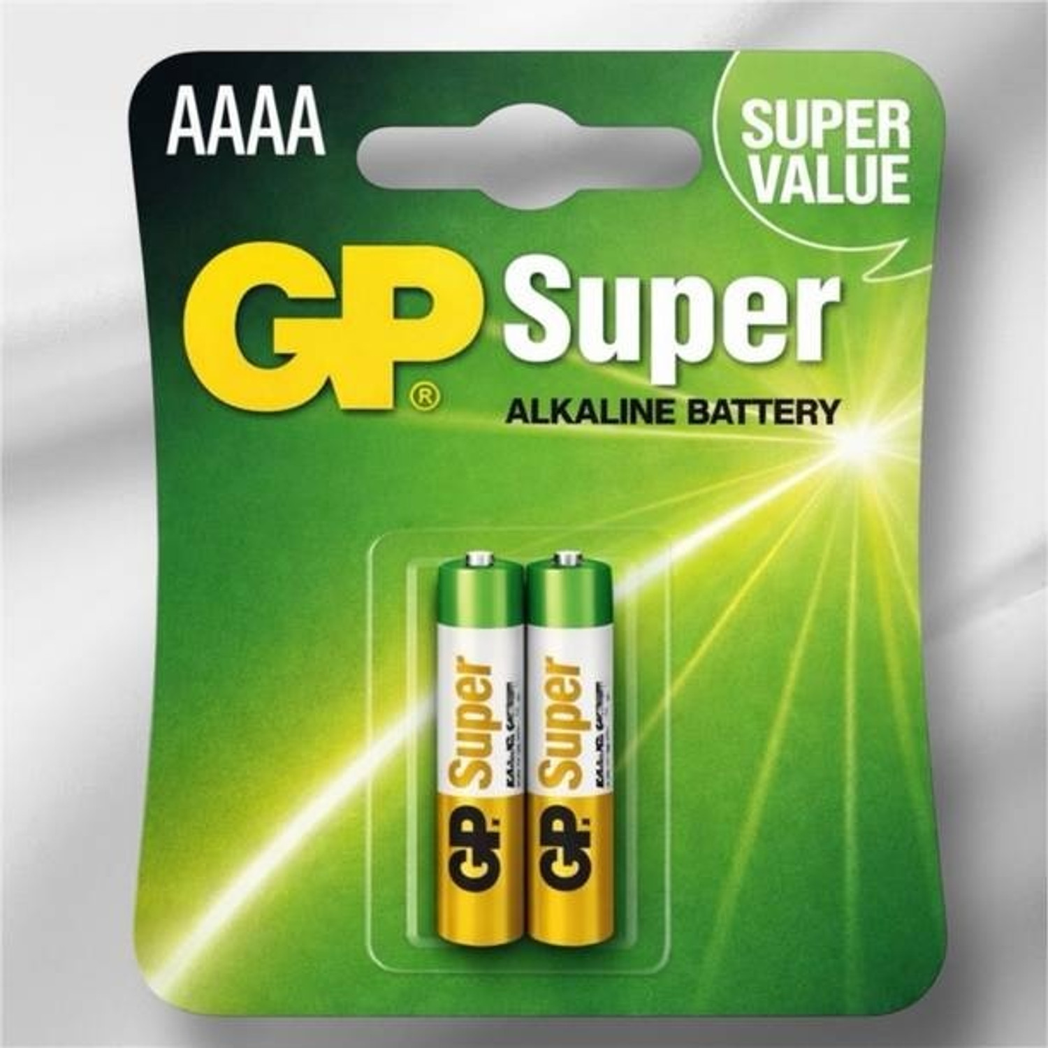 Image of GP High Power Performance AAAA 1.5V Alkaline Battery (Pack of 2)