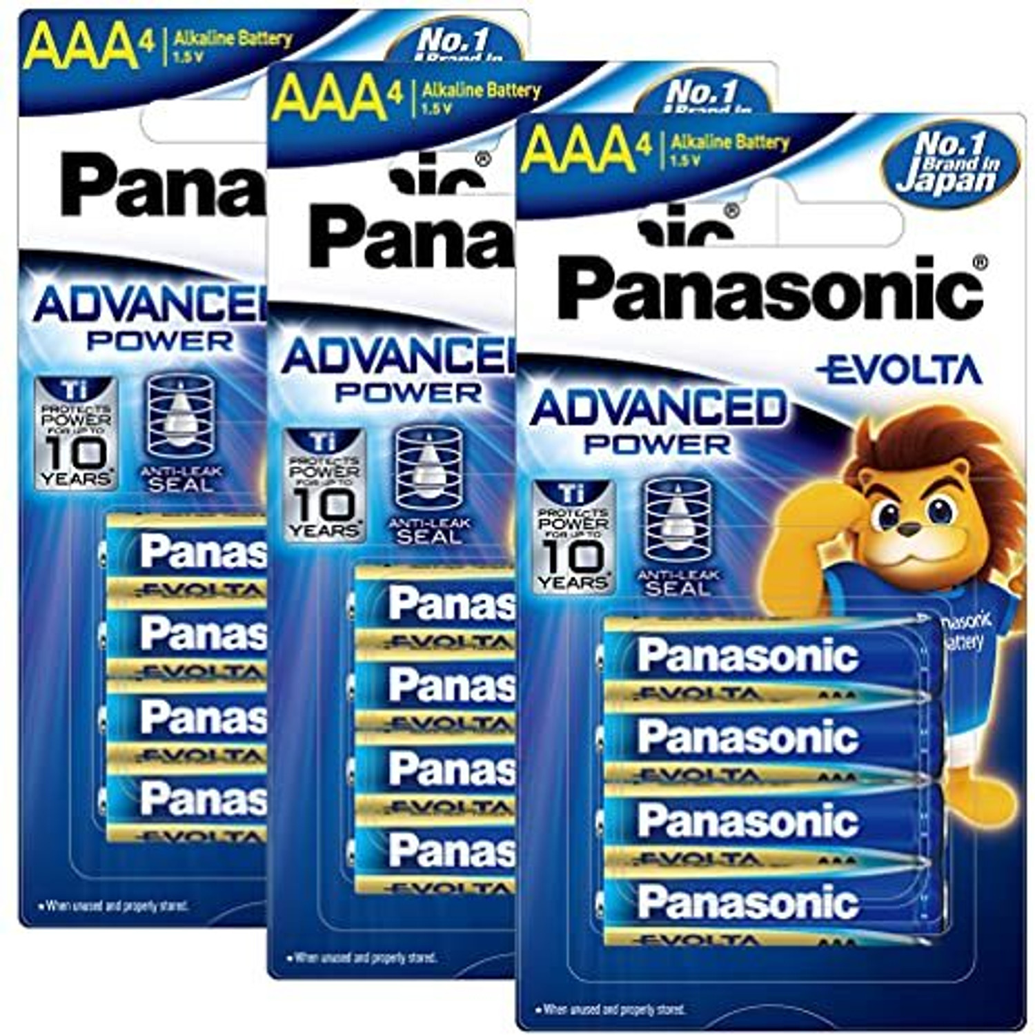Image of Panasonic EVOLTA Alkaline LR03EG-12B , batteries Battery