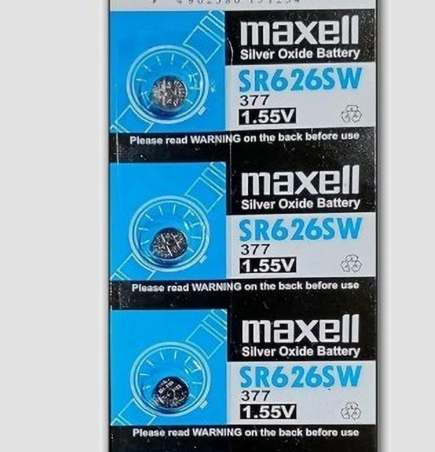 Image of Maxell SR 626W 1.5 V Battery
