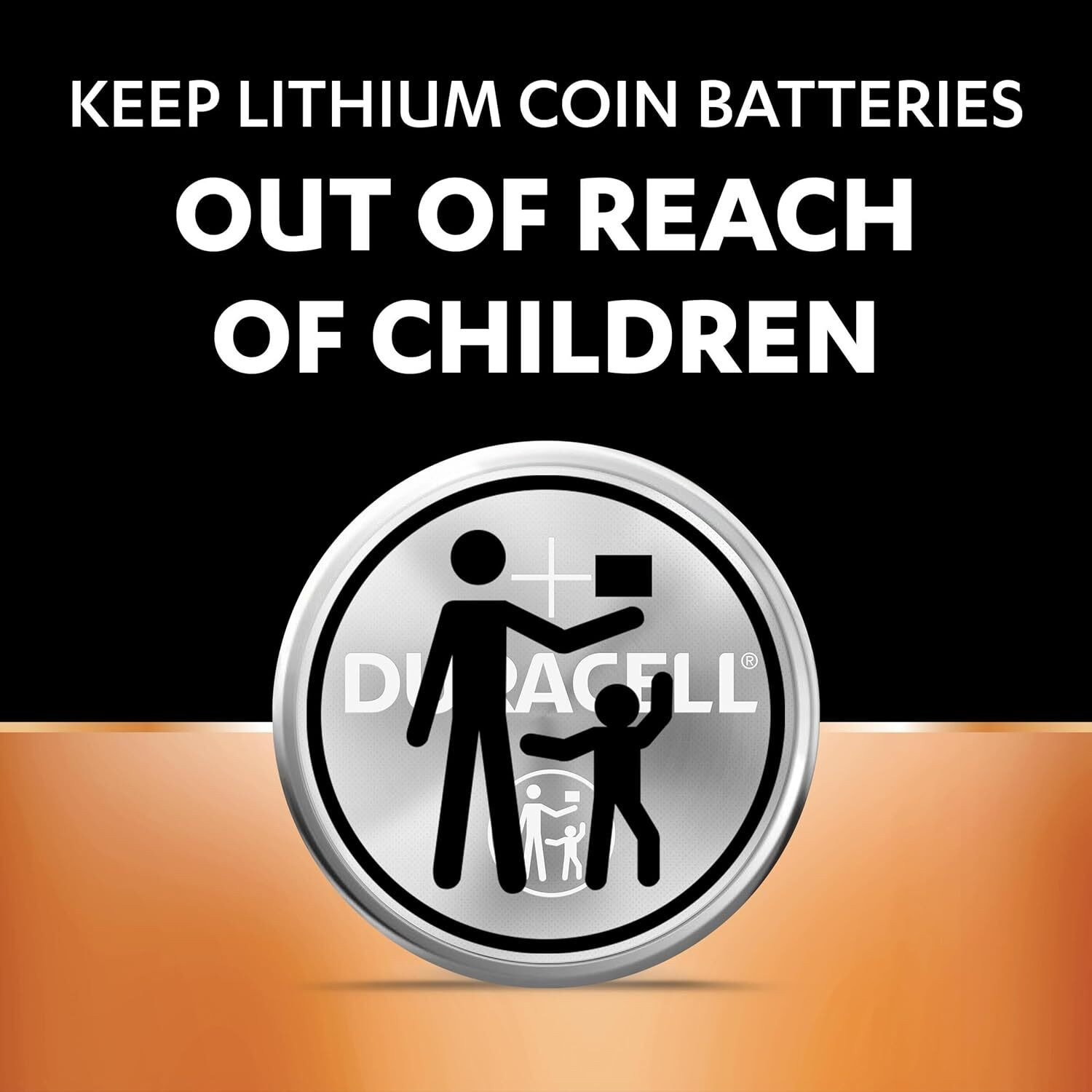 Image of DURACELL CR2032 Lithium Coin, Specialty Devices, Child Resistant Packaging Battery