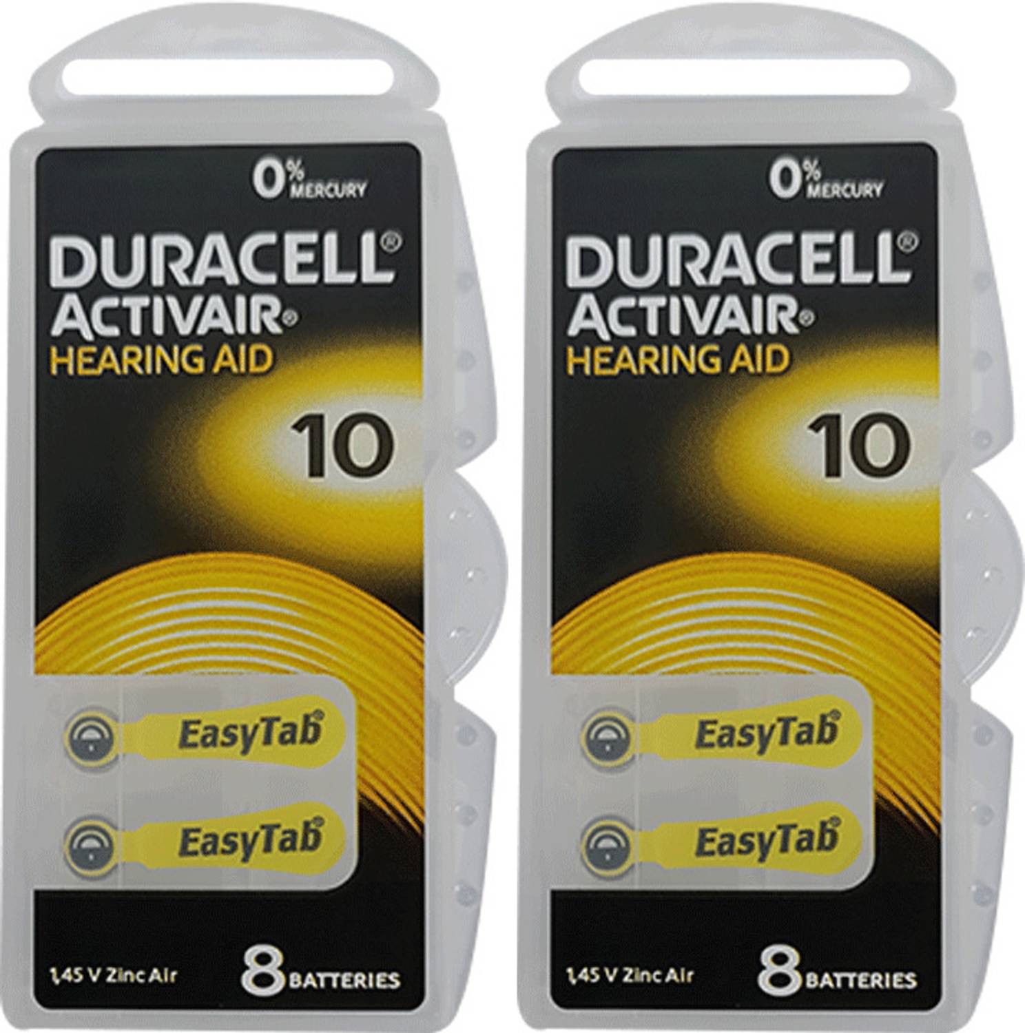 DURACELL Size 10 Hearing Aid Battery (Pack of 16)
