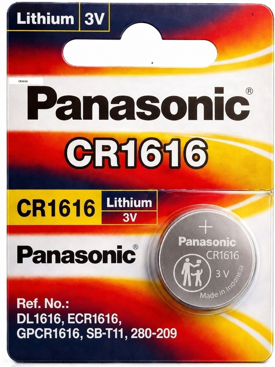 Image of Panasonic CR1616 Button Cell Battery
