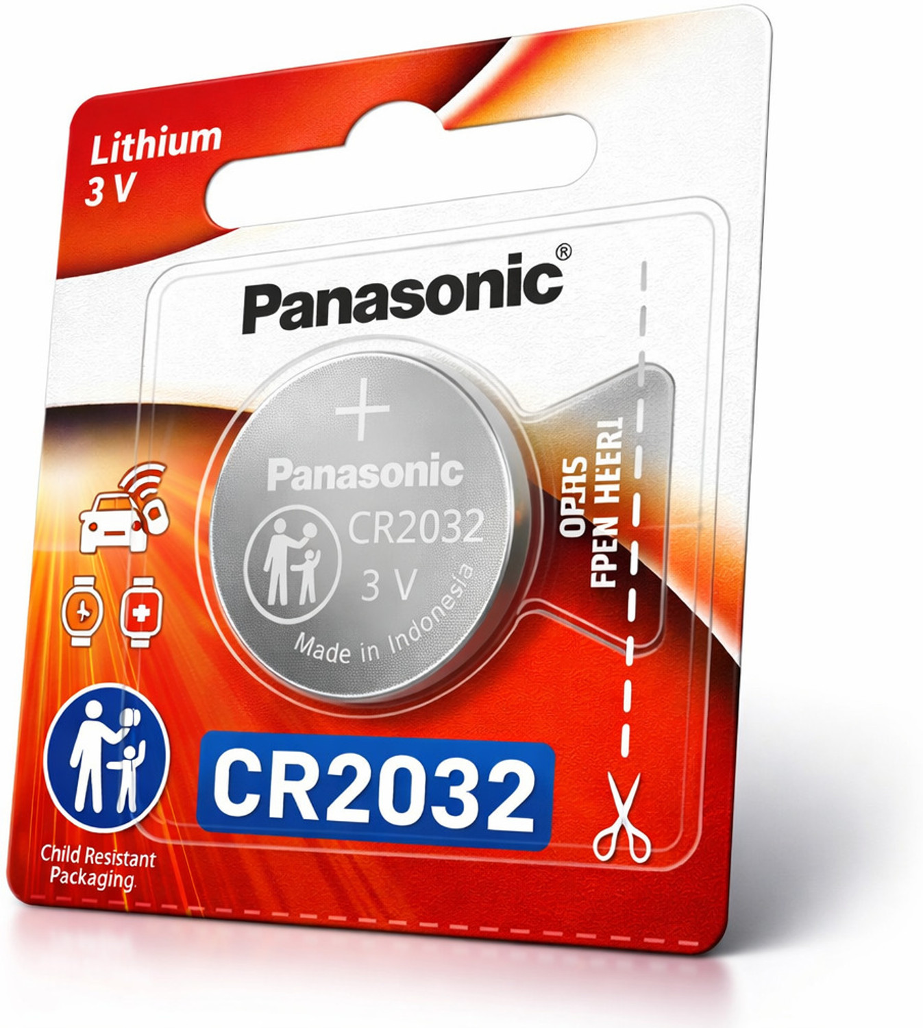 Image of Panasonic CR2032 3V Lithium Coin Cell ⚡ Reliable Long-Lasting Performance Battery