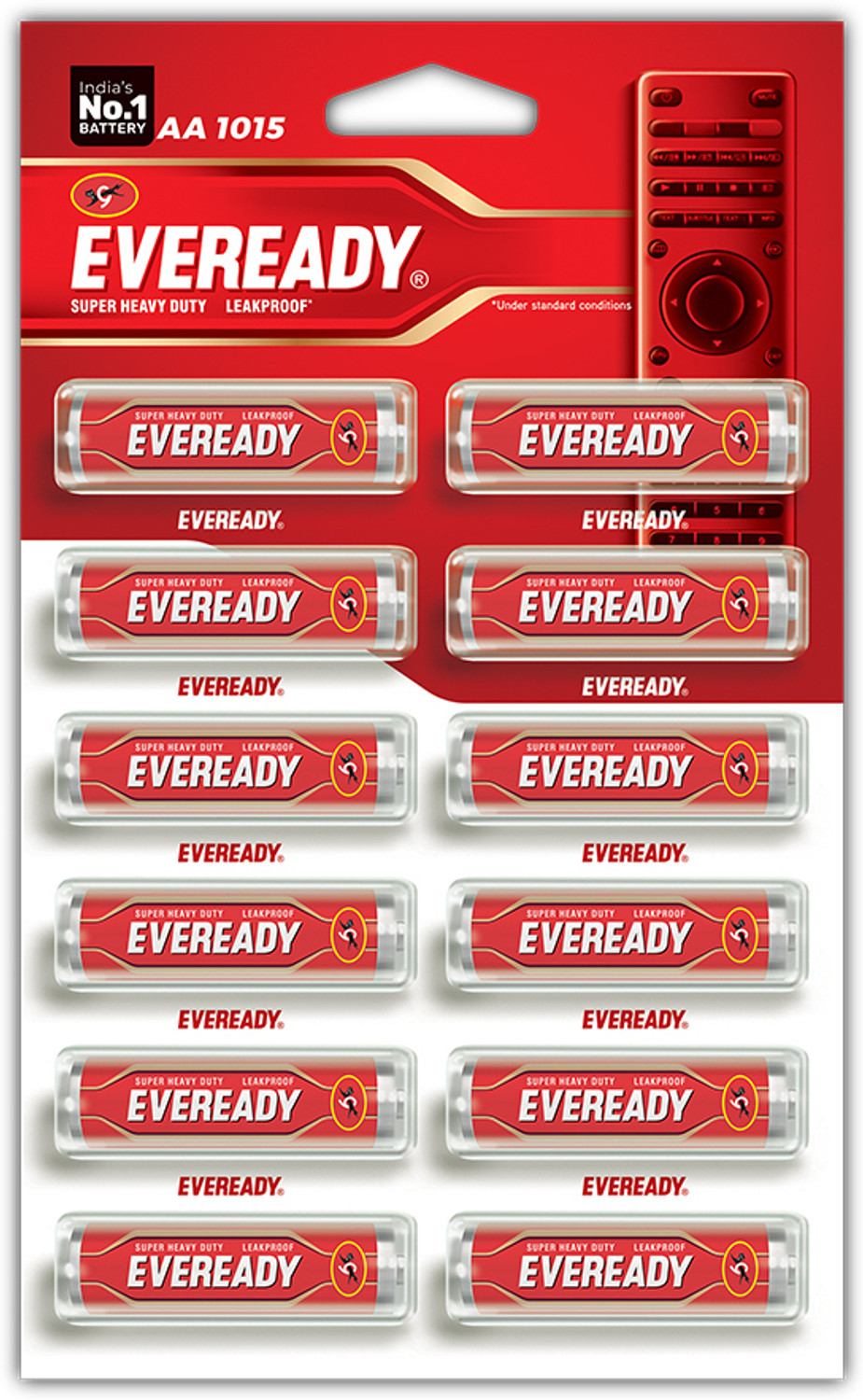 Image of EVEREADY Carbon Zinc AA Battery