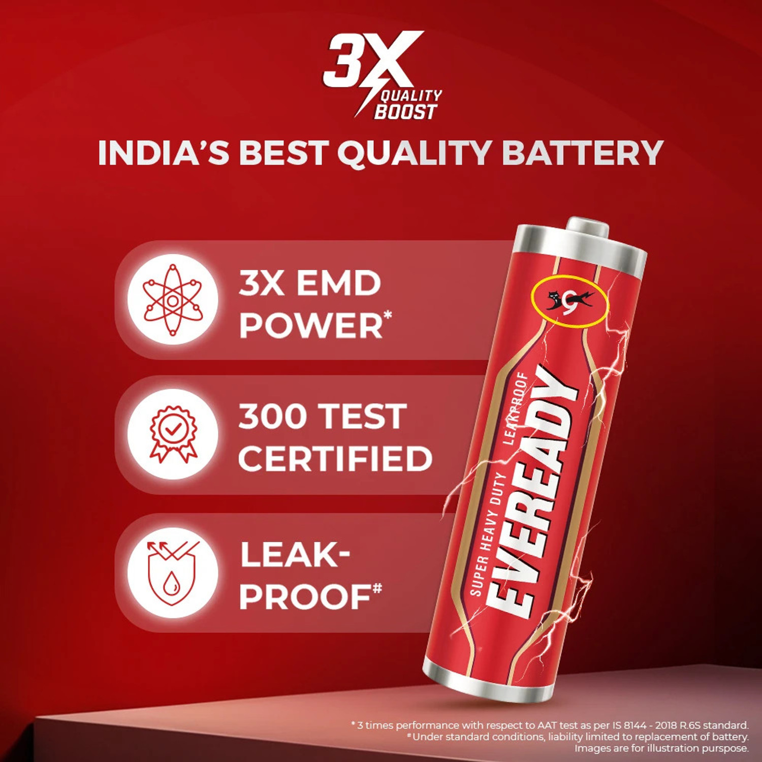 Image of EVEREADY Carbon Zinc AA Battery