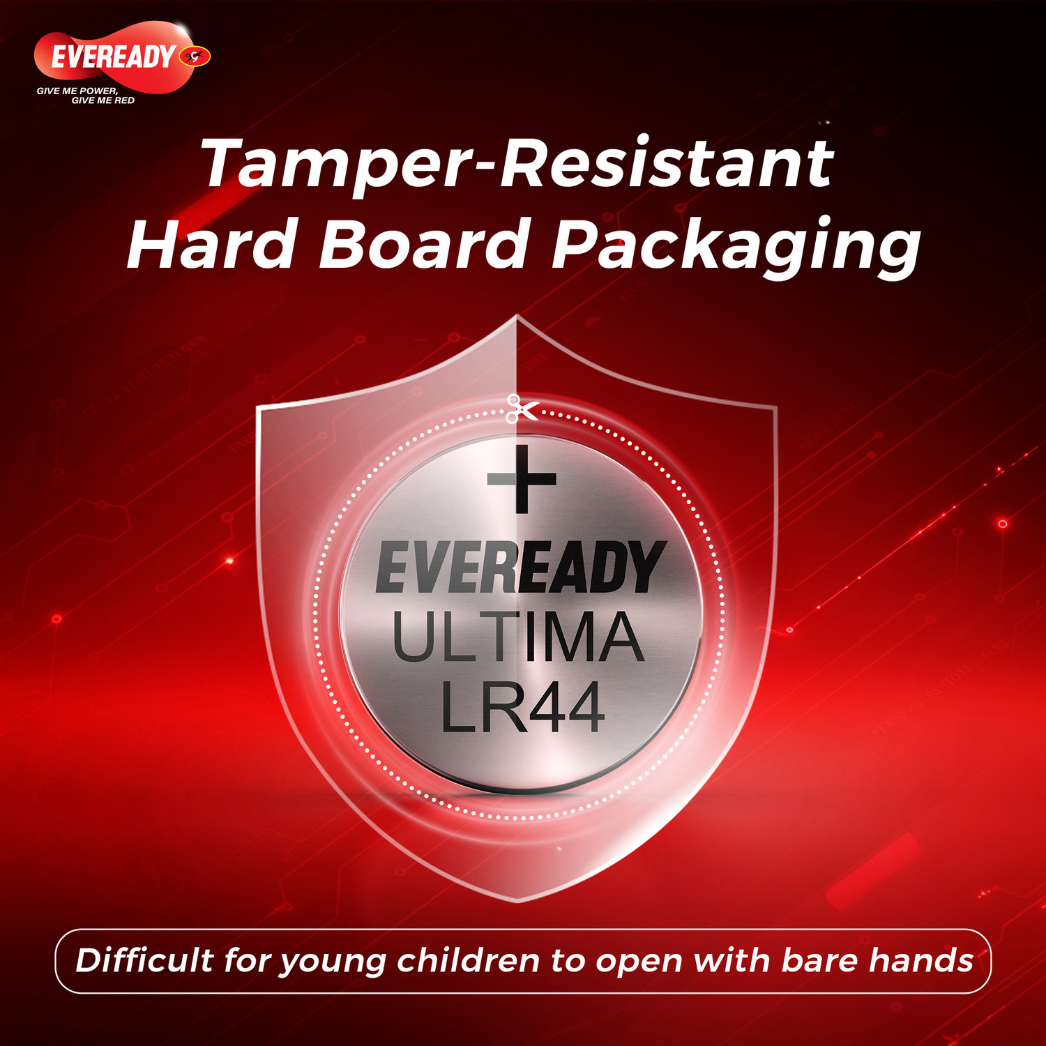 Image of EVEREADY Ultima LR44, 1.5V, Lithium Battery