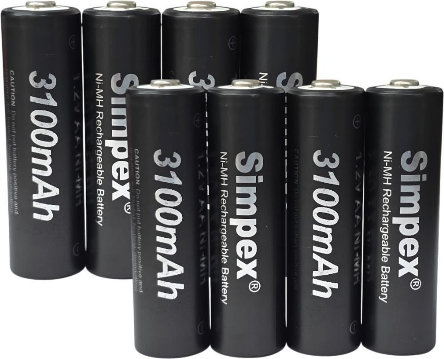 Image of Simpex 3100mAh High Power Ni-Mh AA Ready to Use Rechargeable Battery