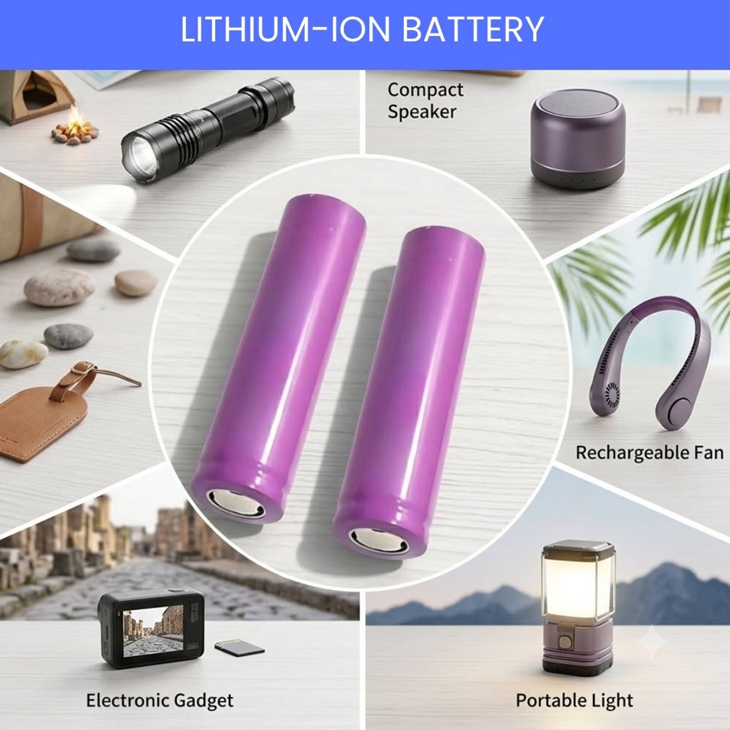 Clairbell 1800mAh Lithium EV414 Battery Pack of 2 - Image 1