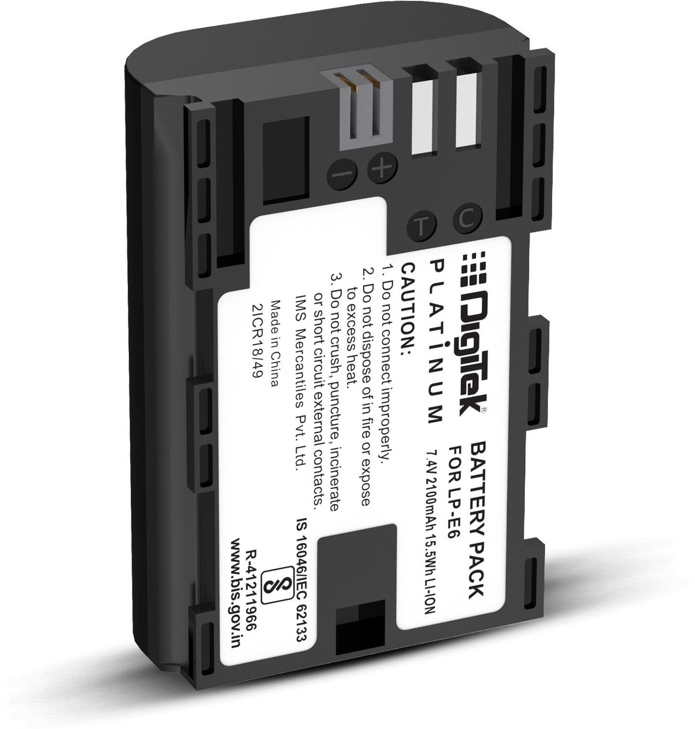 Image of DIGITEK Platinum LP-E6 Battery