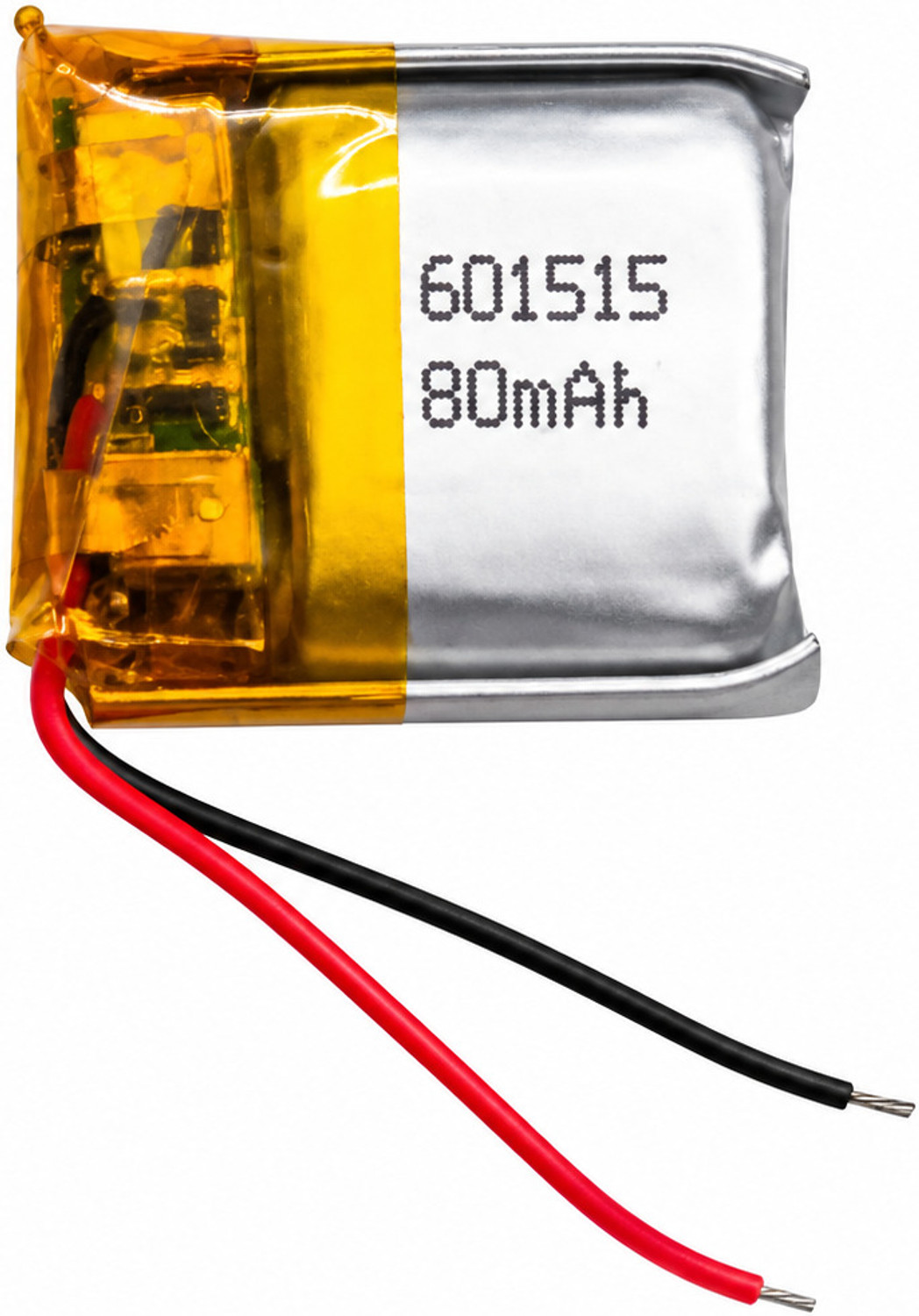 Image of NOVEL 3.7V 80mAh 601515 Rechargeable LiPo Battery