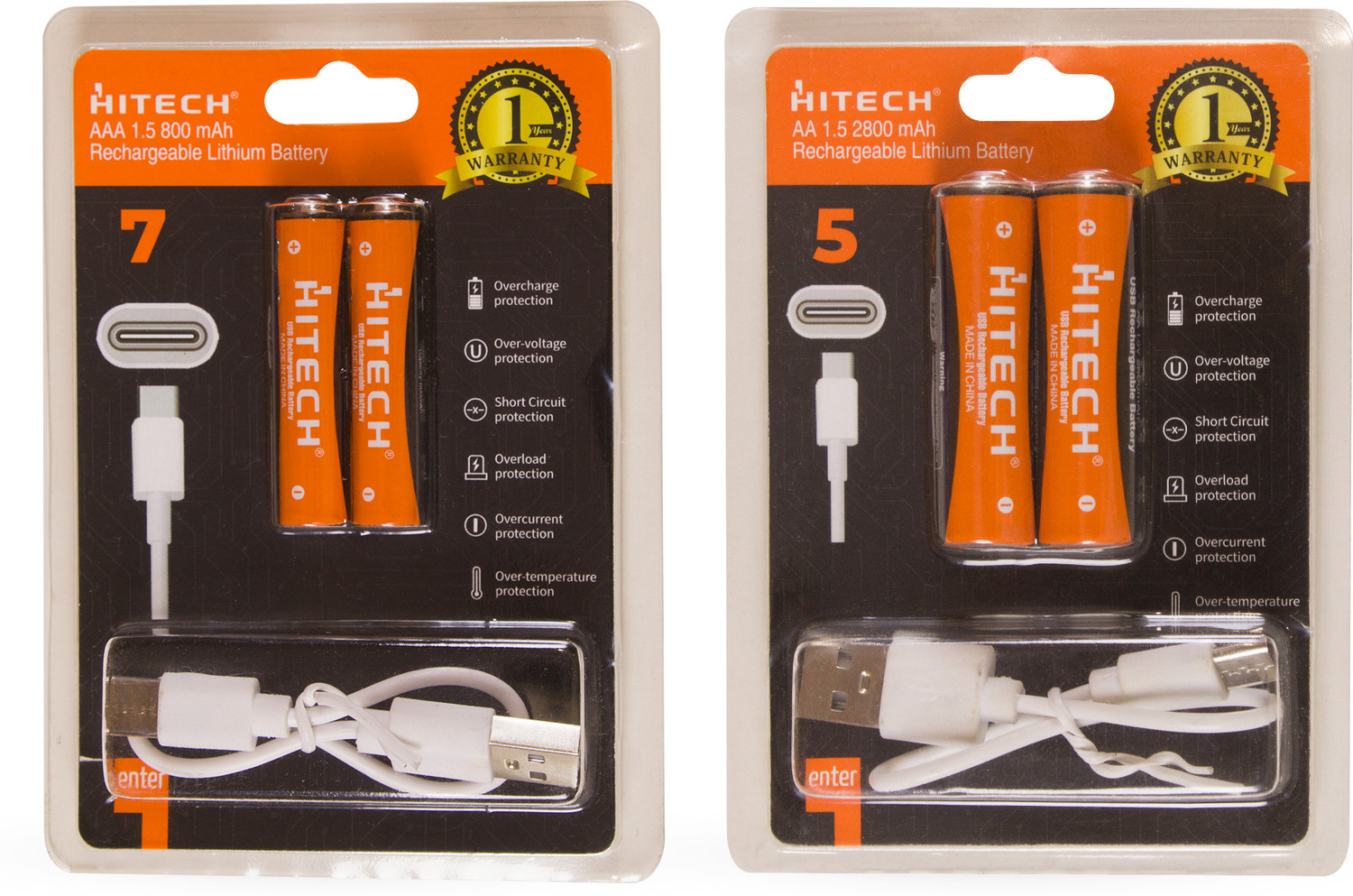 Image of HITECH AA PLUS AAA PO2 Battery