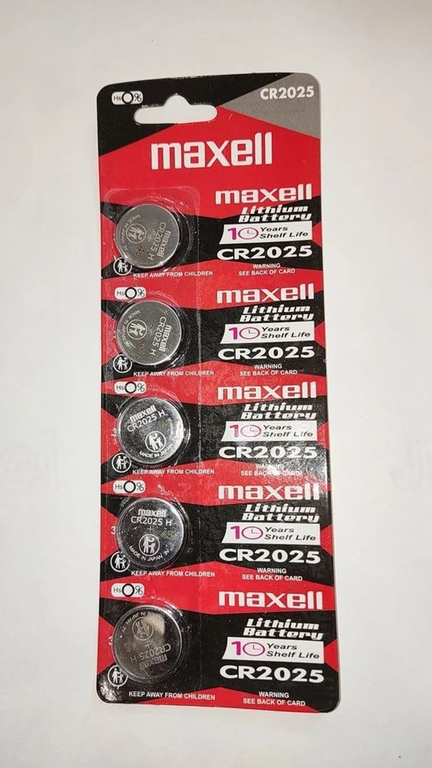 Image of Maxell CR2025 (3V) Lithium Coin Battery
