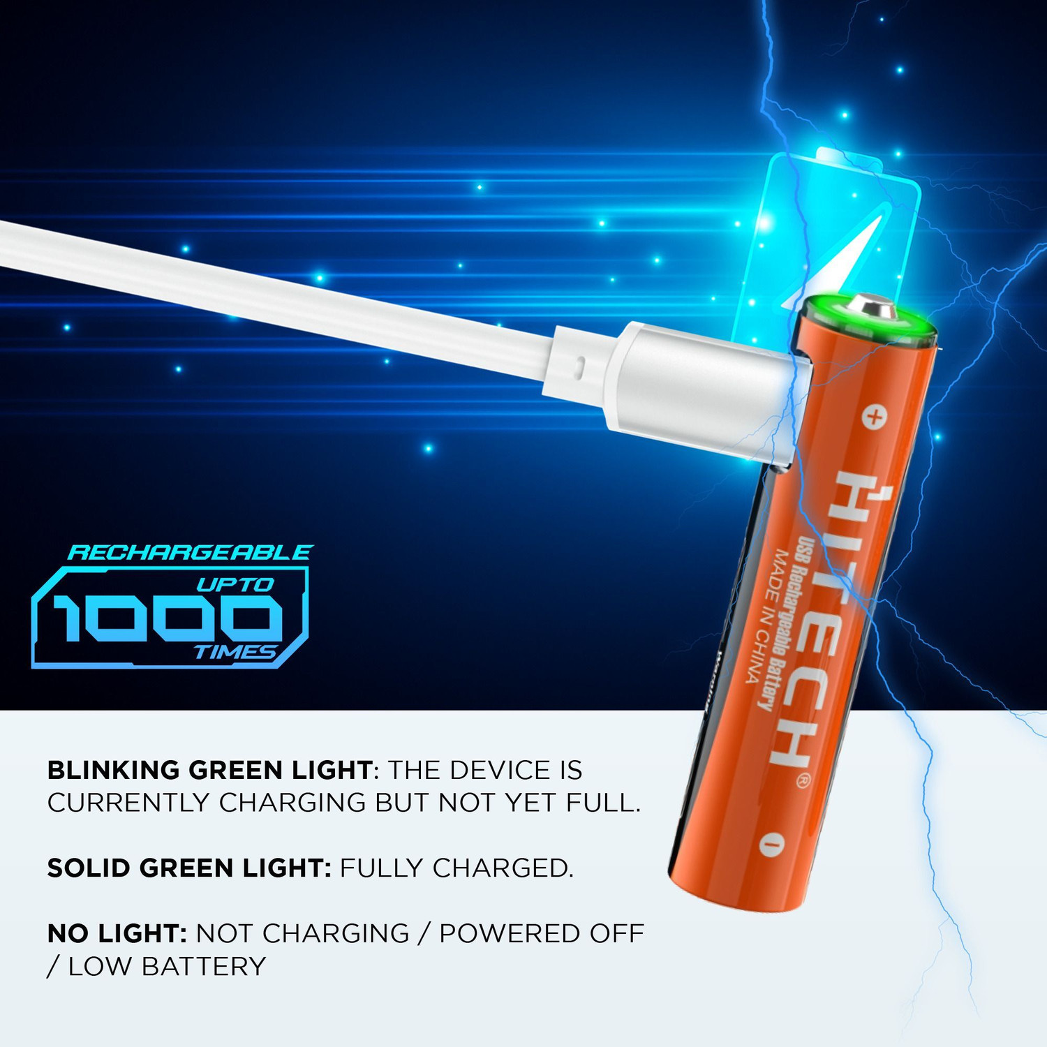 Image of HITECH AA PLUS AAA PO2 Battery