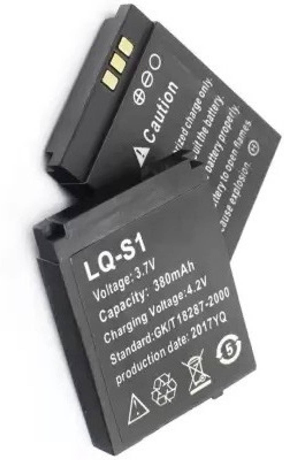 BSVR Certified Smartwatch 186 Original Suitable for DZ09, V8, A1, X6 380 mAh Battery