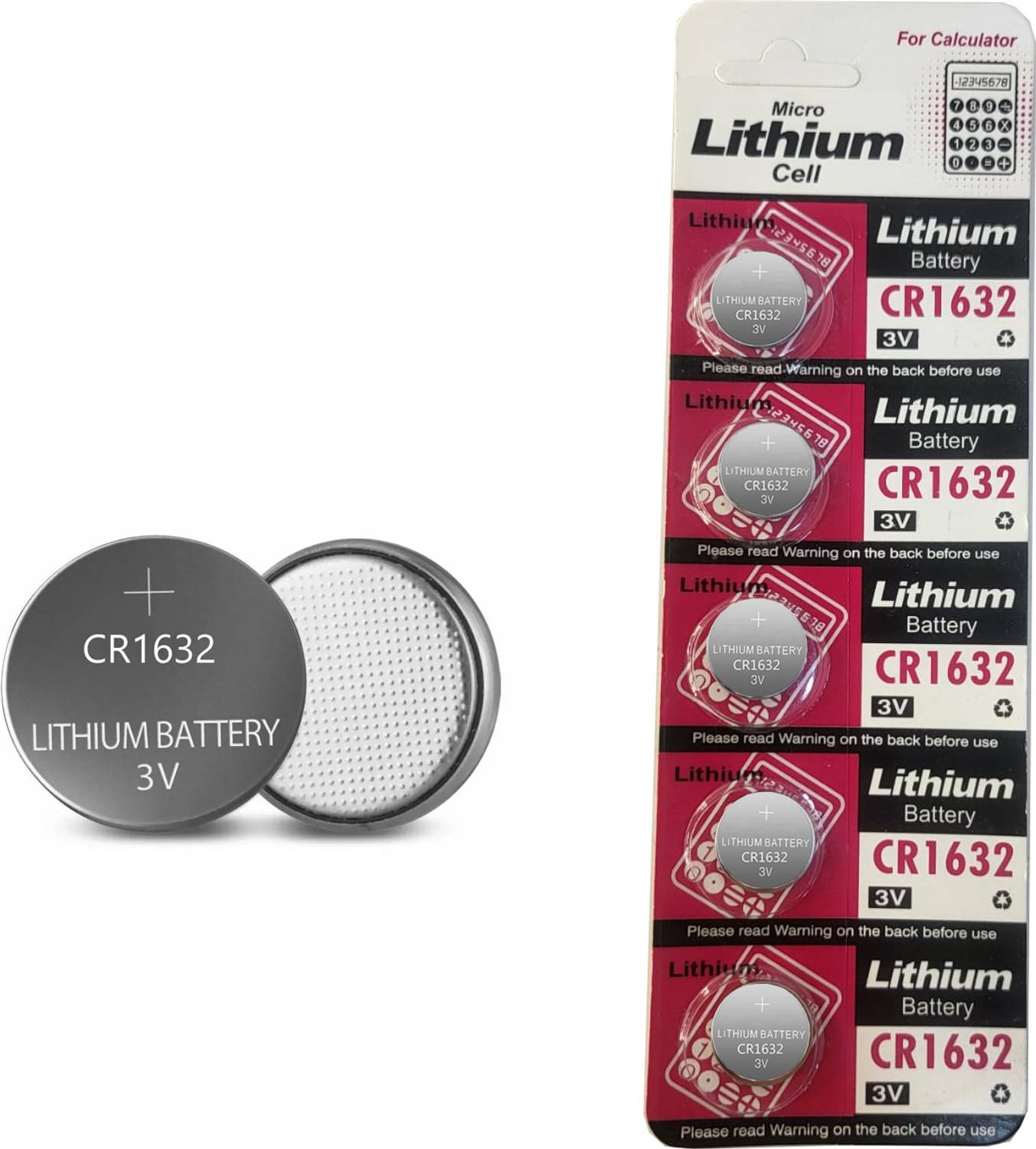 AMUSING Micro Lithium CR1632 3V Cell Battery