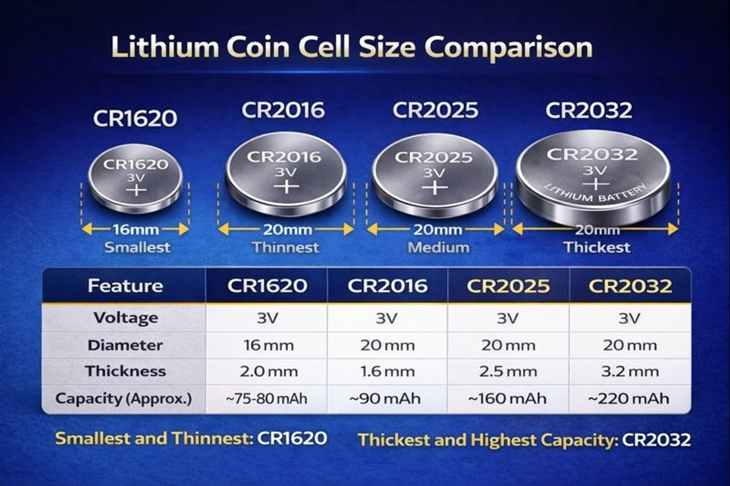 Image of Maxell CR2025 Lithium Coin Cell Battery