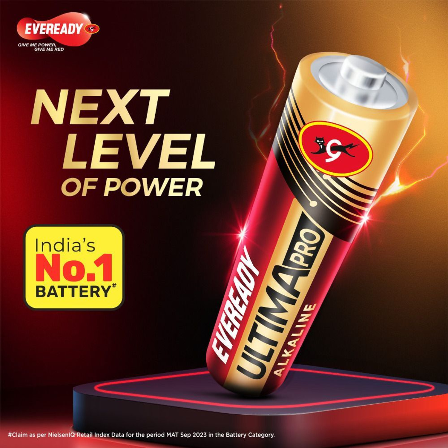 Image of EVEREADY Ultima Pro Alkaline, 800% Longer Lasting Battery