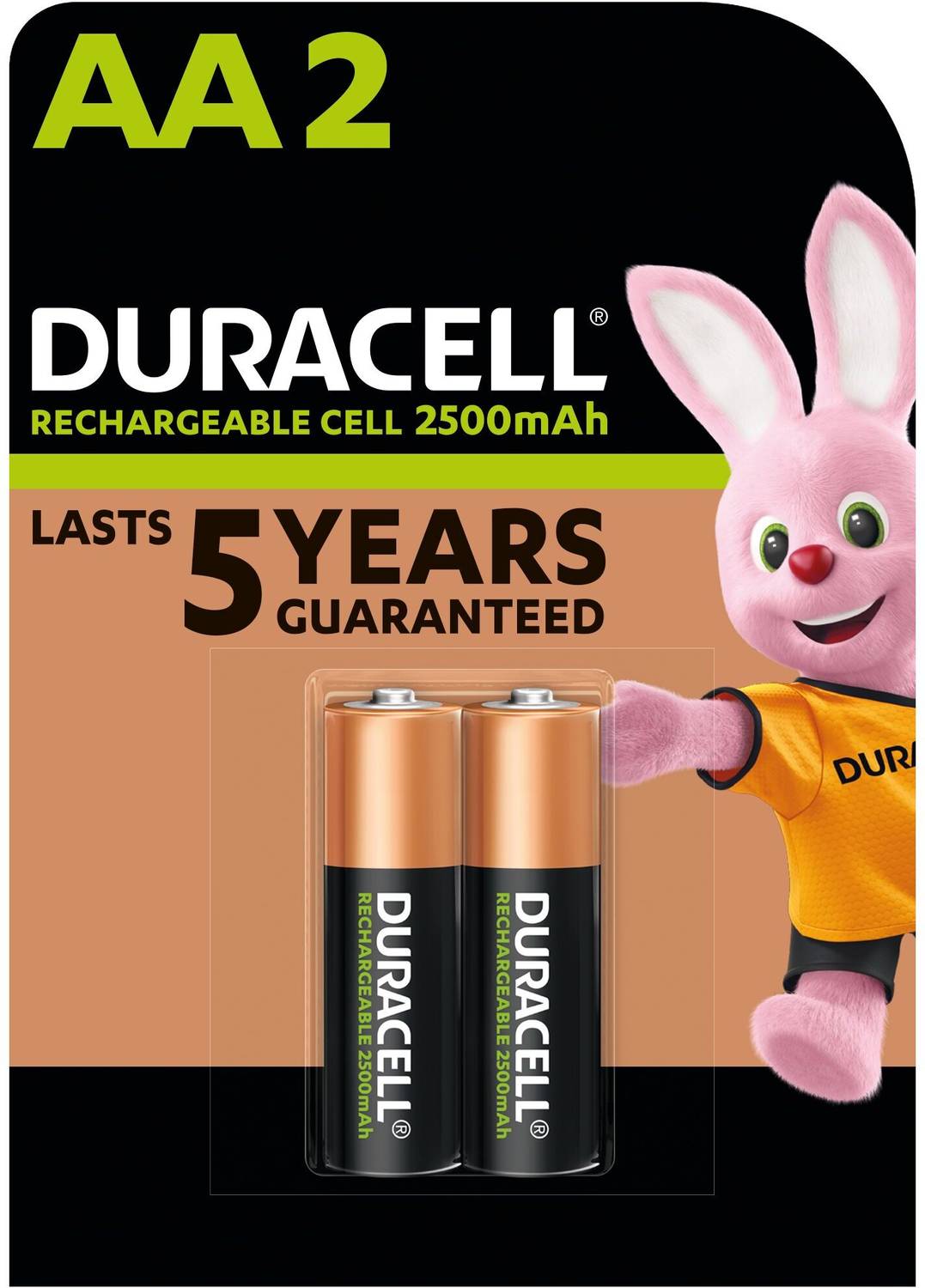 DURACELL Rechargeable AA 2500mAh, Everyday Devices, Toy, Baby Mon