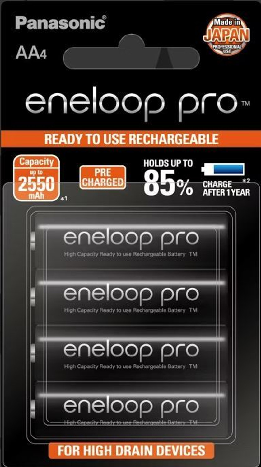 Image of Panasonic eneloop pro rechargeable Battery
