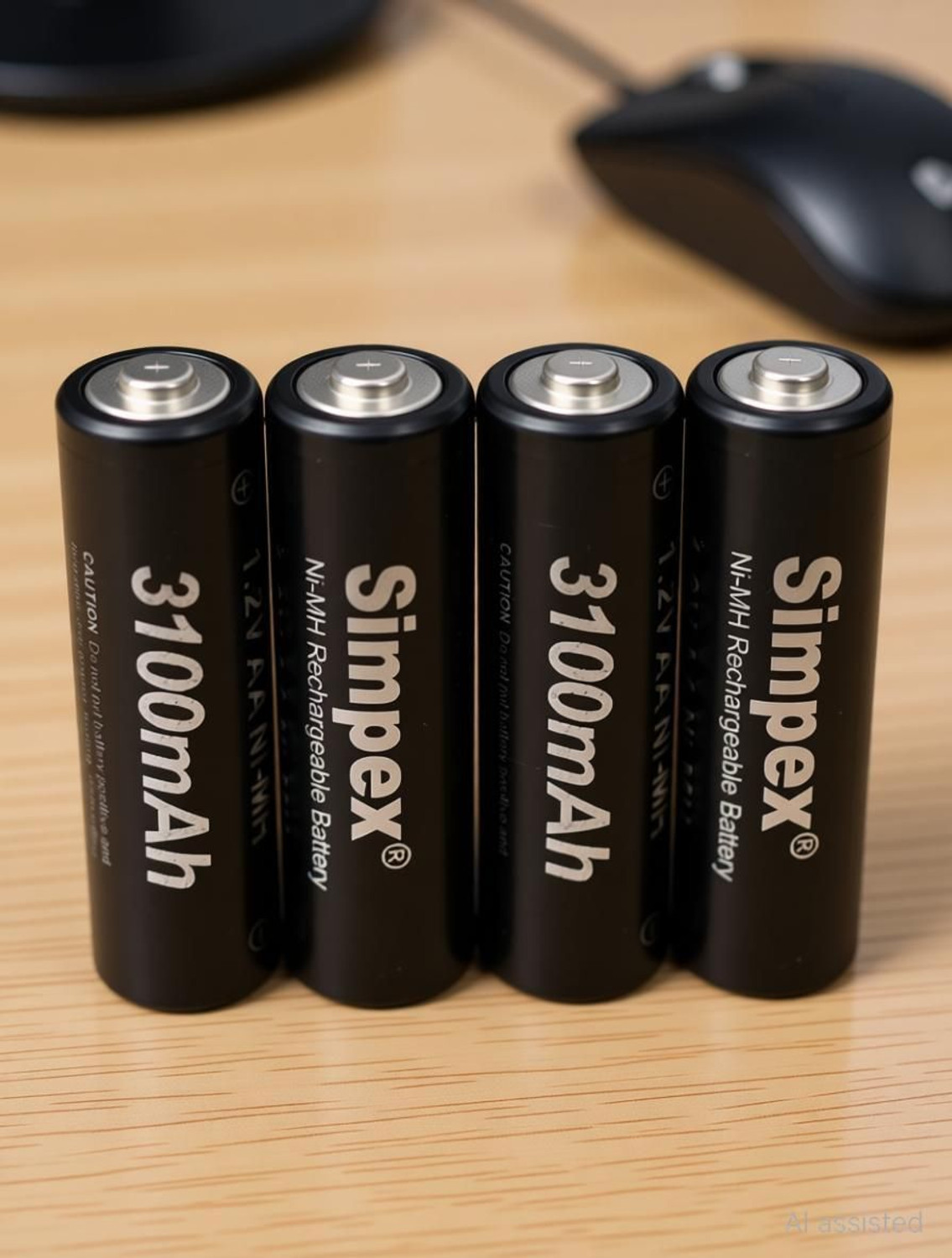 Image of Simpex 3100mAh High Power Ni-Mh AA Ready to Use Rechargeable Battery