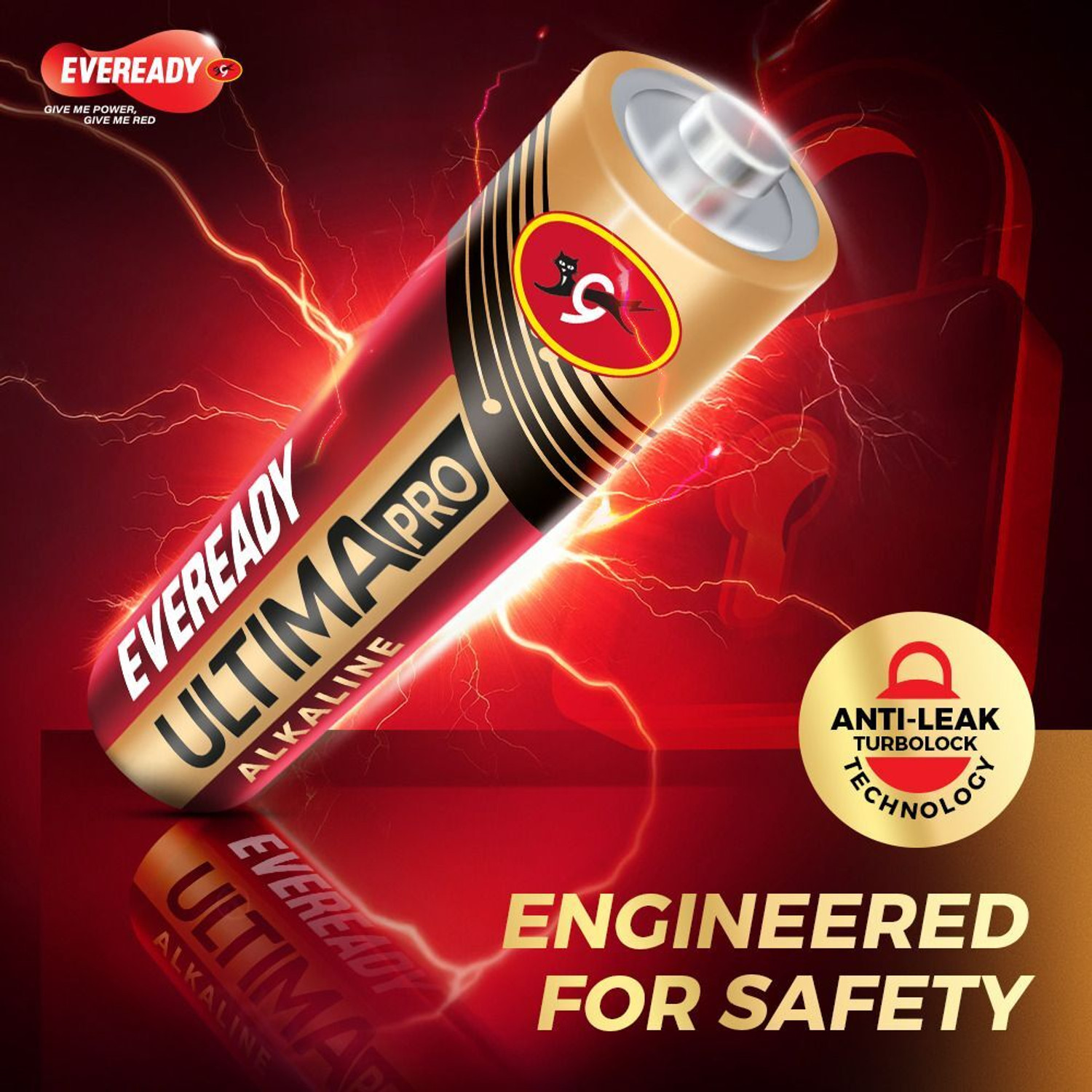 Image of EVEREADY Ultima Pro Alkaline, 800% Longer Lasting Battery