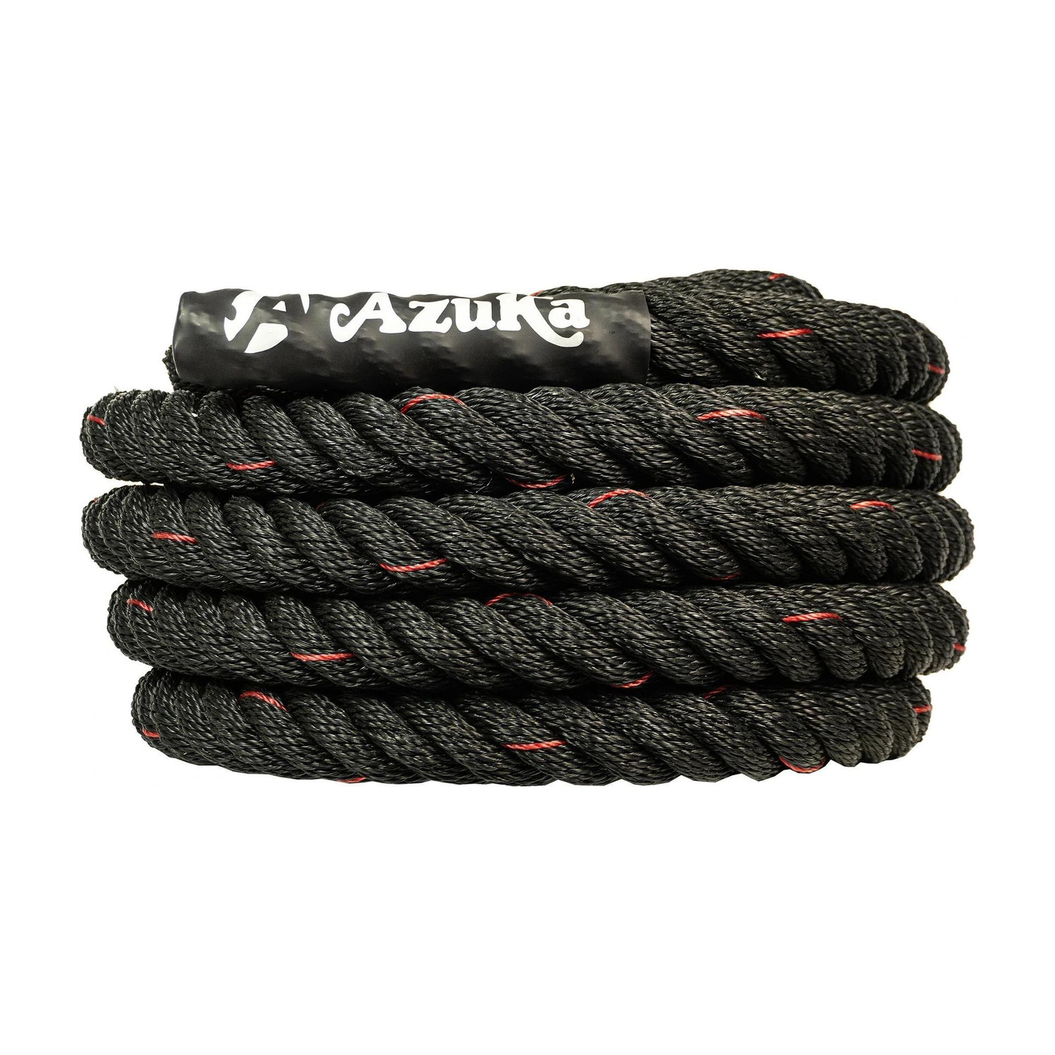 Image of NTC Ultimate Fitness Battle Rope with Red Tracer 30Ft Battle Rope (Length: 30 ft, Weight: 6 kg, Thickness: 36 inch)