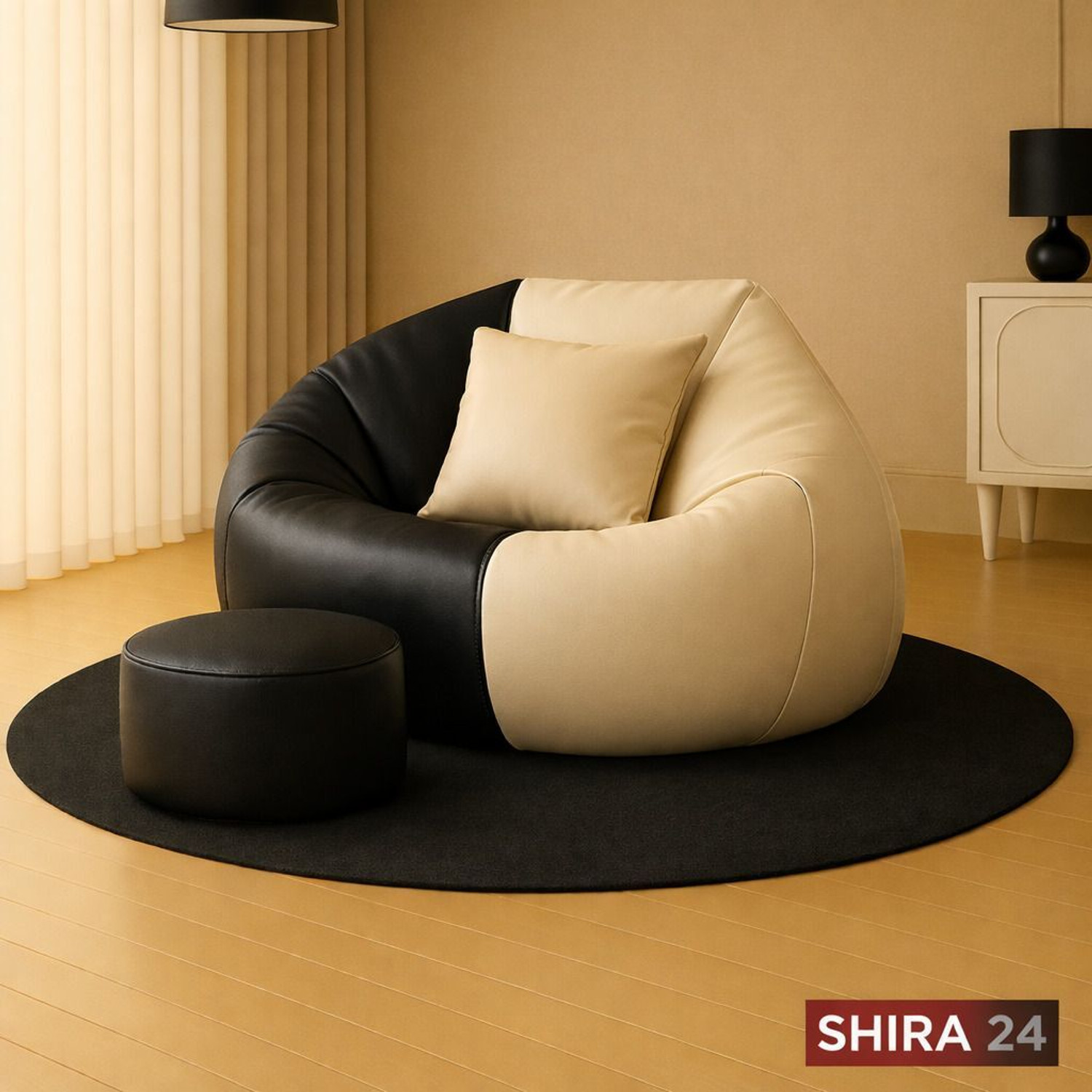 Image of SHIRA 24 XXXL Tear Drop Bean Bag Cover (Without Beans)