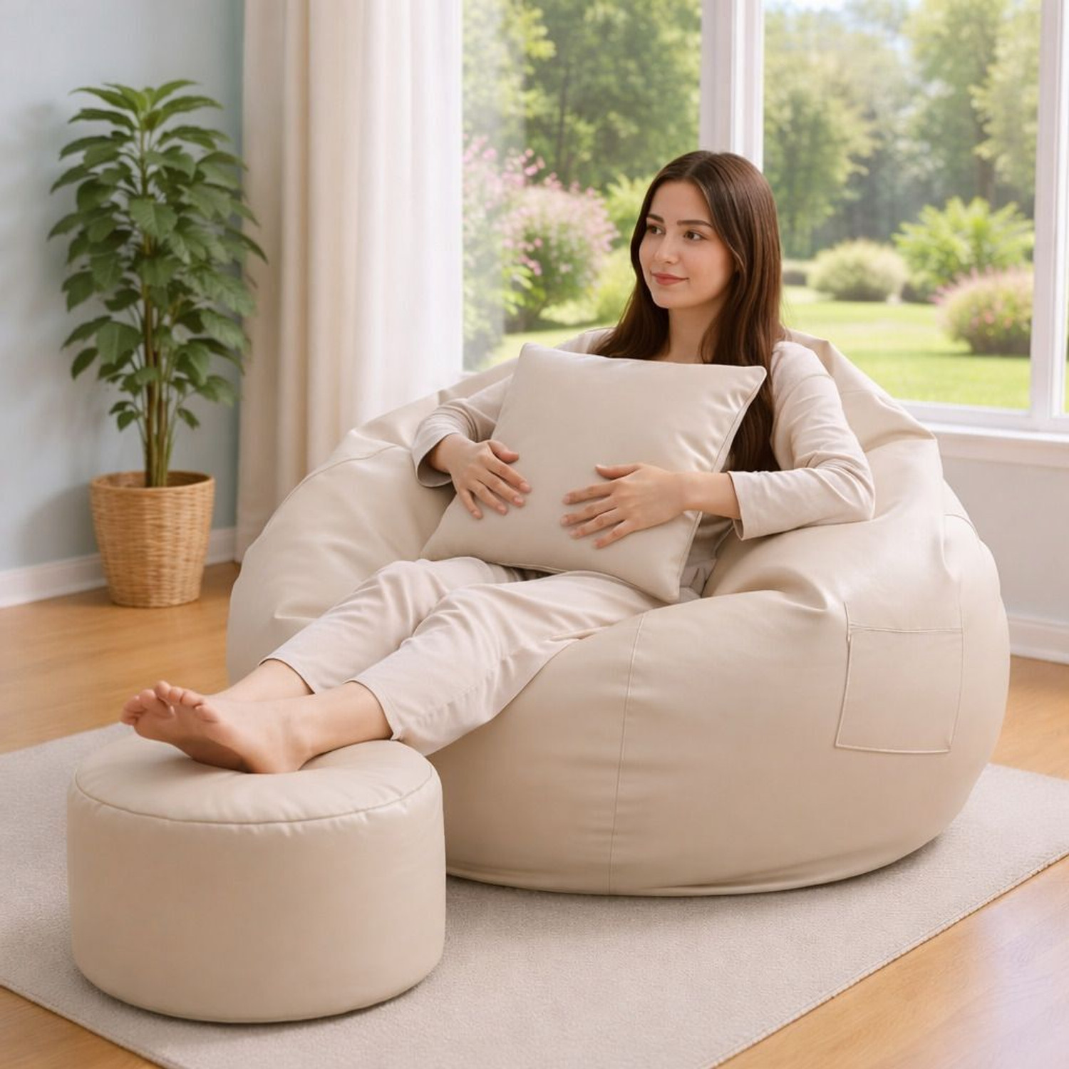 Image of KC FURNISH 4XL Chair Bean Bag Cover (Without Beans)