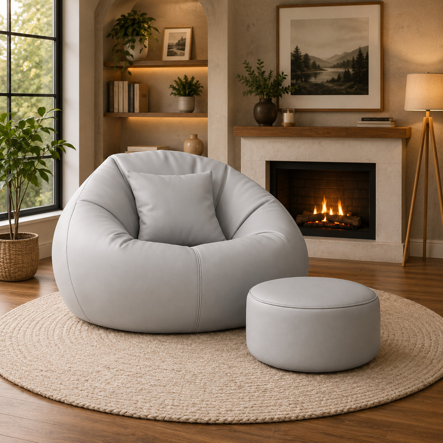 Image of KC FURNISH 4XL Tear Drop Bean Bag Cover (Without Beans)