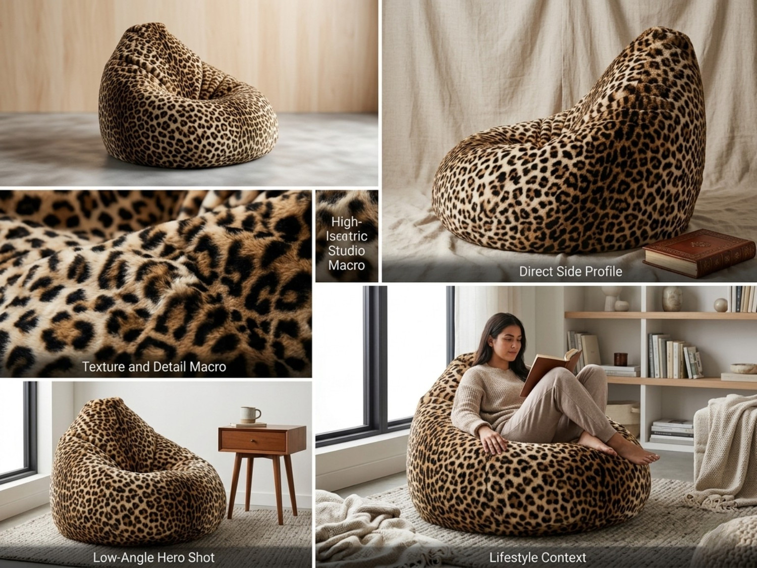 Image of Deeku Art XXXL Tear Drop Bean Bag Cover (Without Beans)